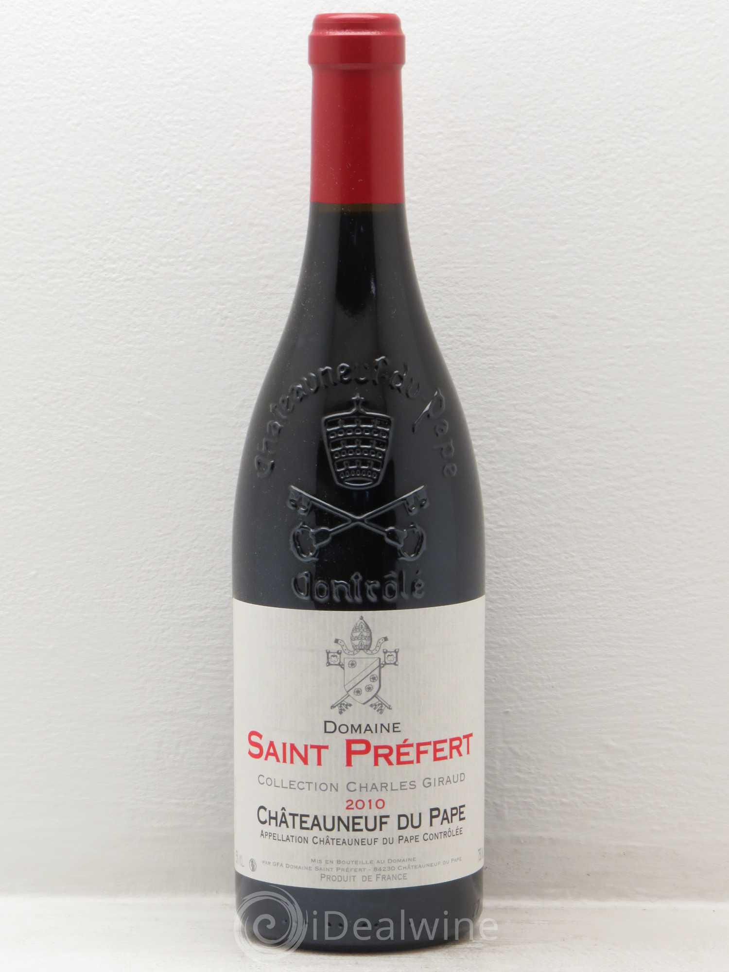 Châteauneuf-du-Pape Collection Charles Giraud Domaine Saint-Préfert 2010 - Lot de 1 magnum - 0