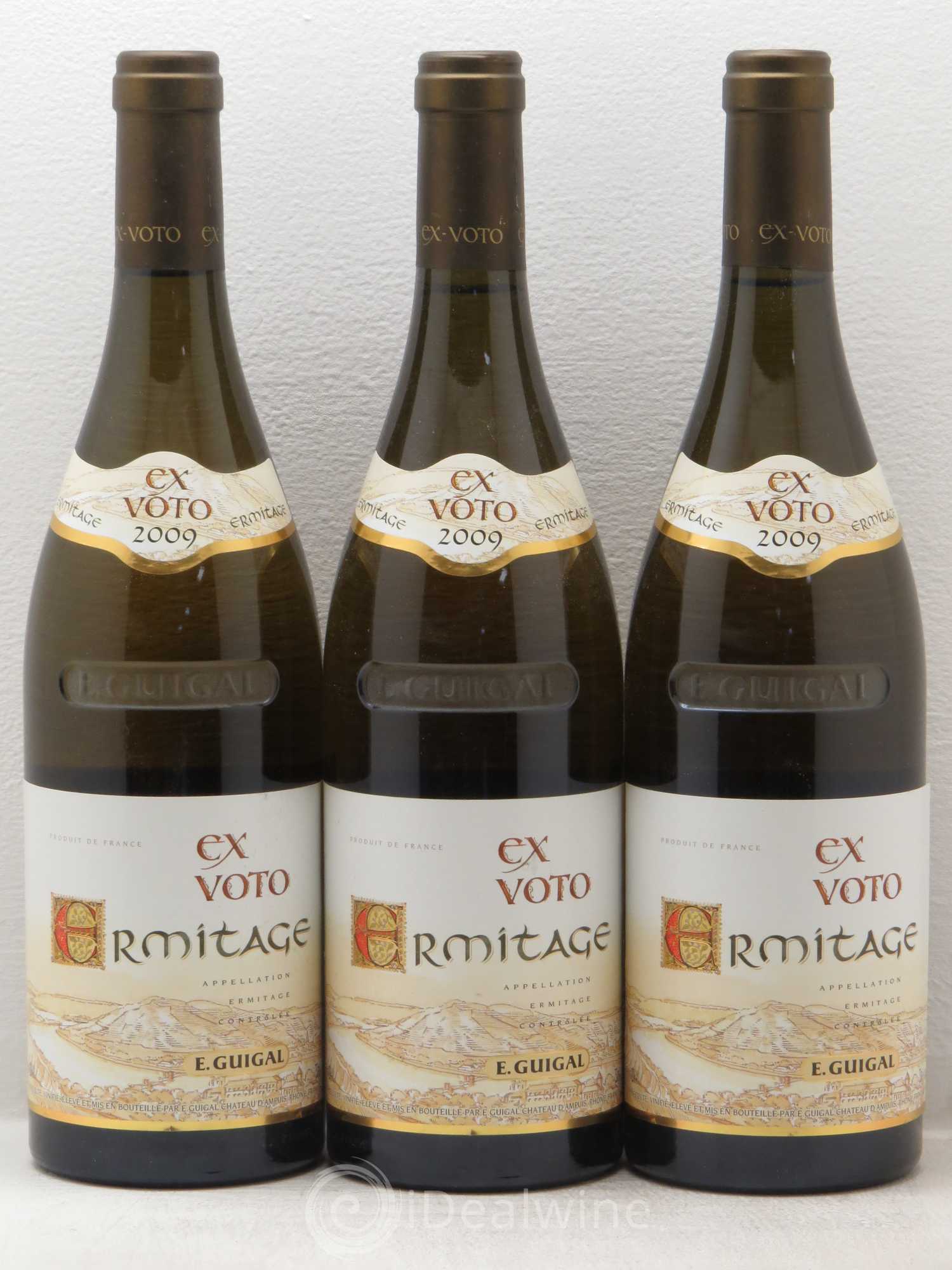 Ermitage Ex Voto Guigal 2009 - Lot de 3 bouteilles - 0