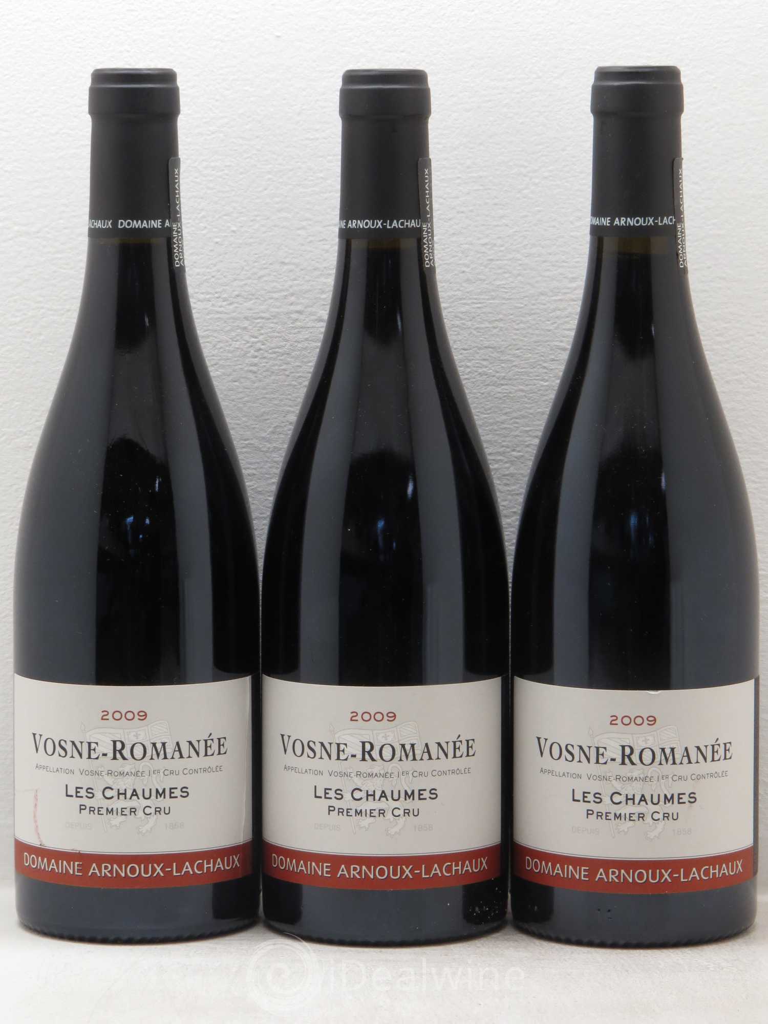 Vosne-Romanée 1er Cru Les Chaumes Arnoux-Lachaux (Domaine) 2009 - Lot de 3 bouteilles - 0