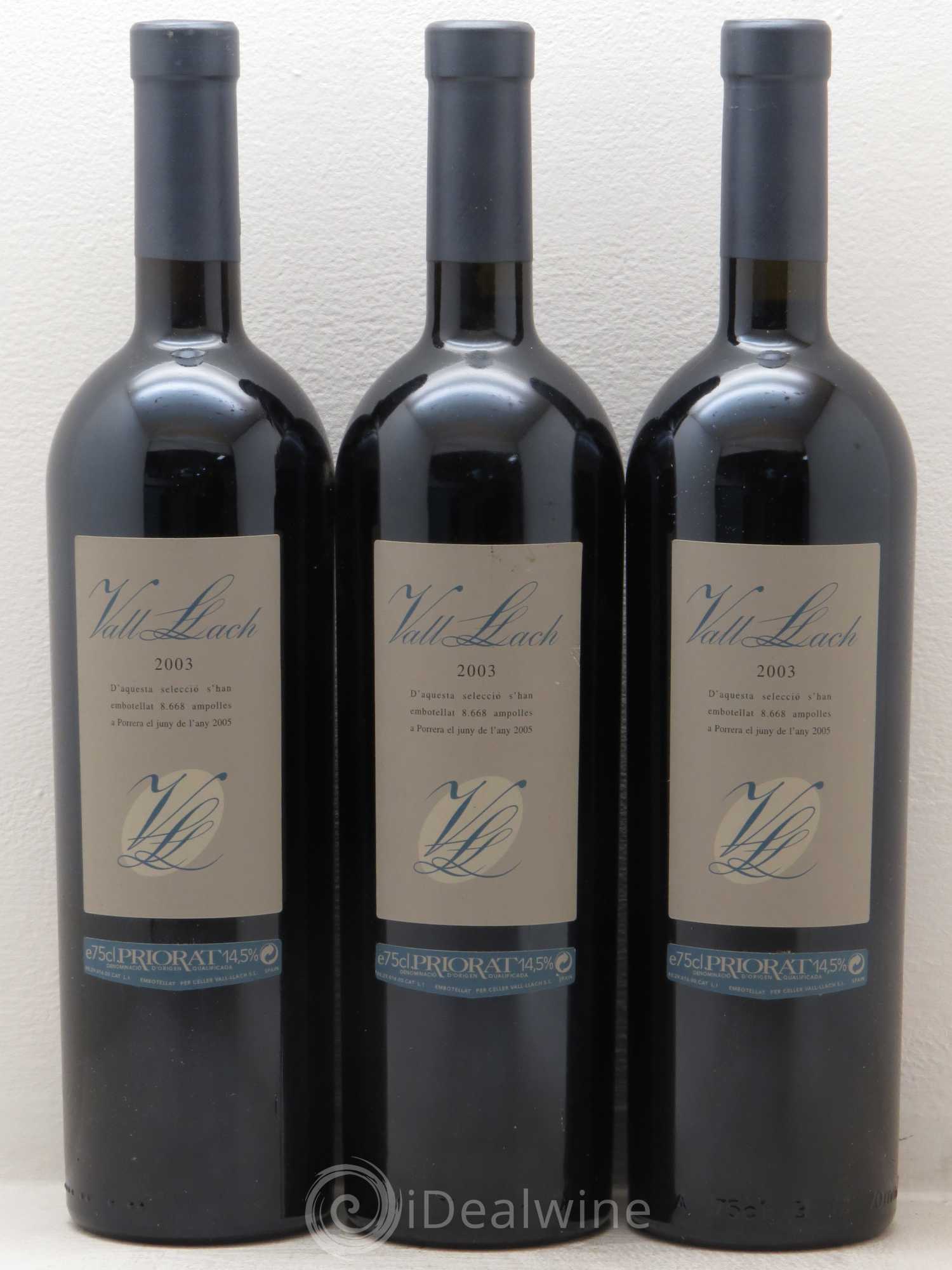 Priorat Bodegas Vall Llach DOCA Vall Llach 2003 - Lot de 3 bouteilles - 0