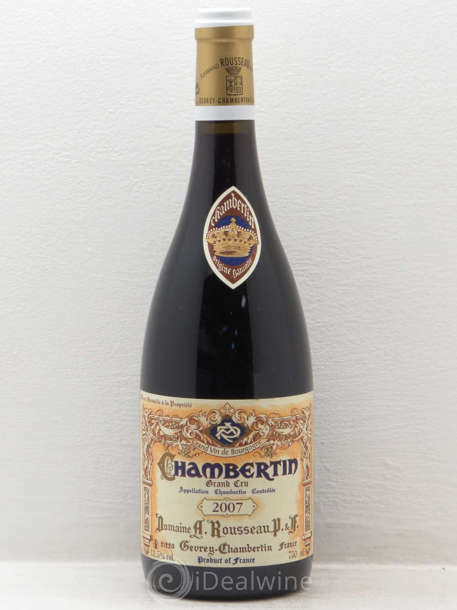 Chambertin Grand Cru Armand Rousseau (Domaine) 2007 - Lot de 1 bouteille - 0