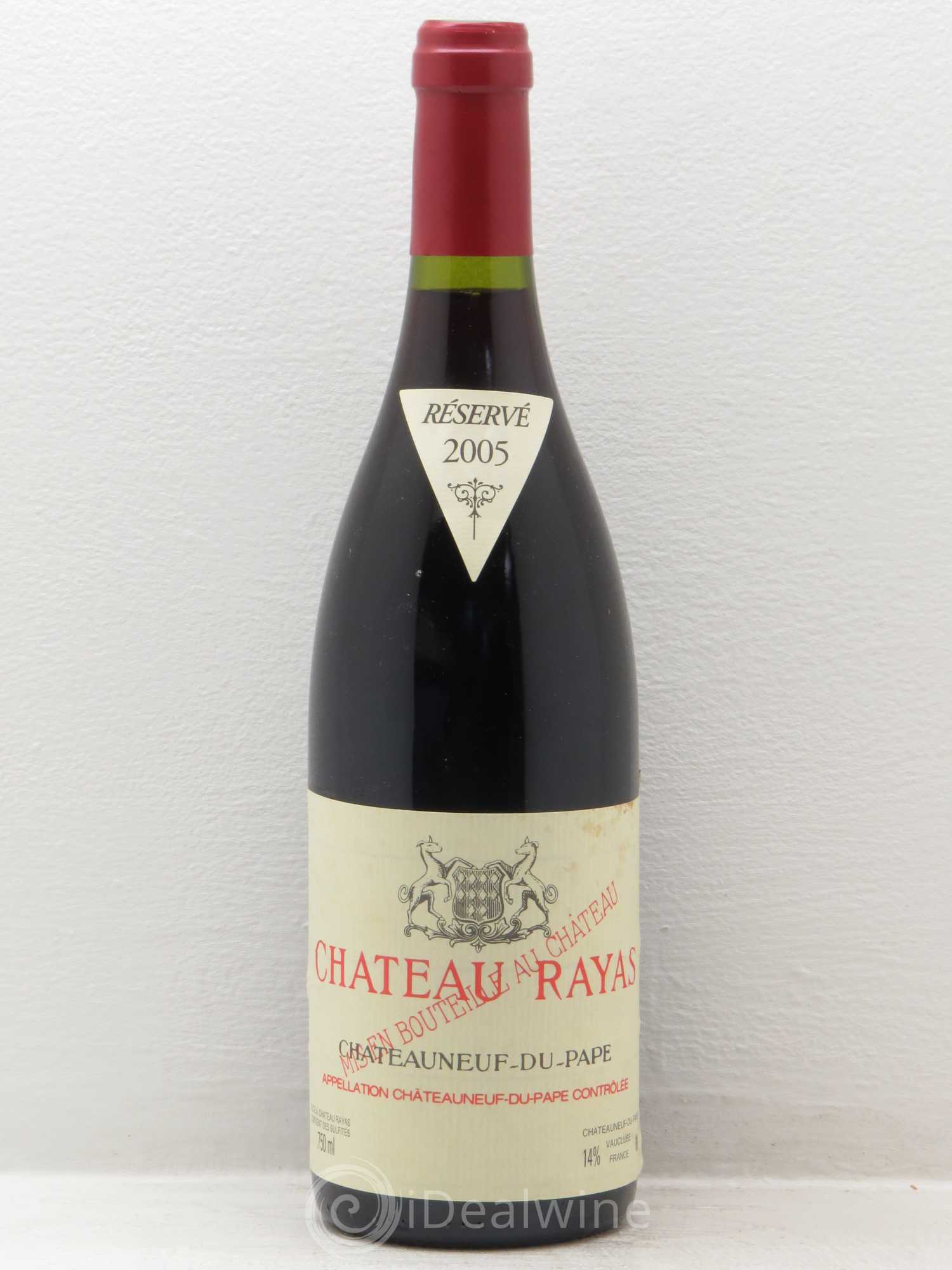 Châteauneuf-du-Pape Château Rayas Emmanuel Reynaud 2005 - Lot de 1 bouteille - 0