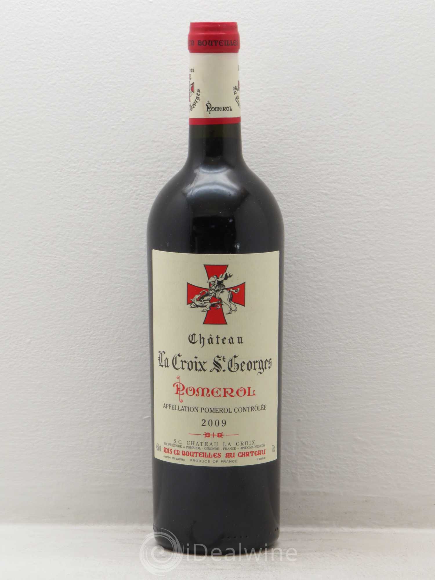 Château la Croix Saint-Georges 2009 - Lot de 6 bouteilles - 0