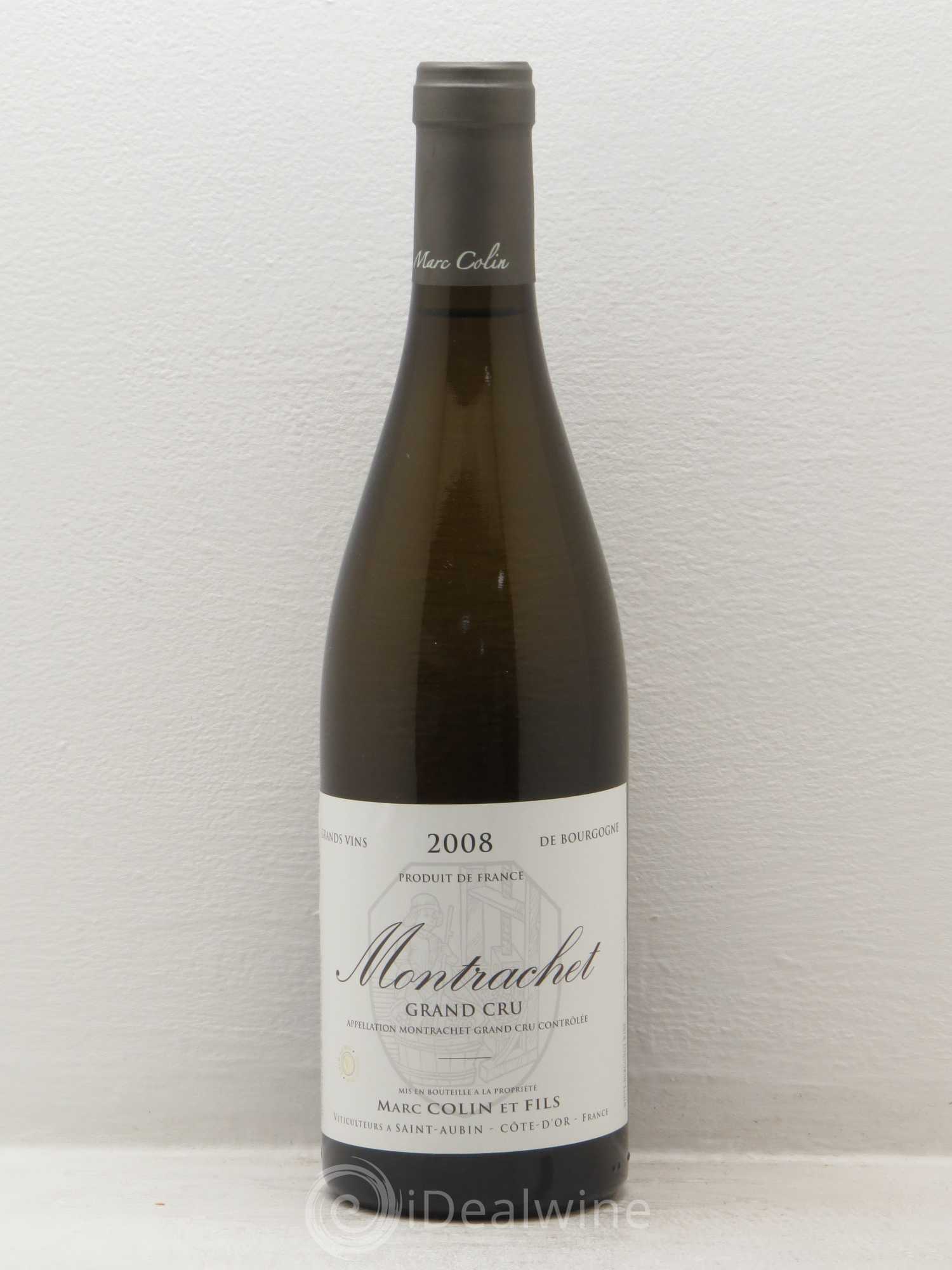 Montrachet Grand Cru Marc Colin & Fils 2008 - Lot de 1 bouteille - 0