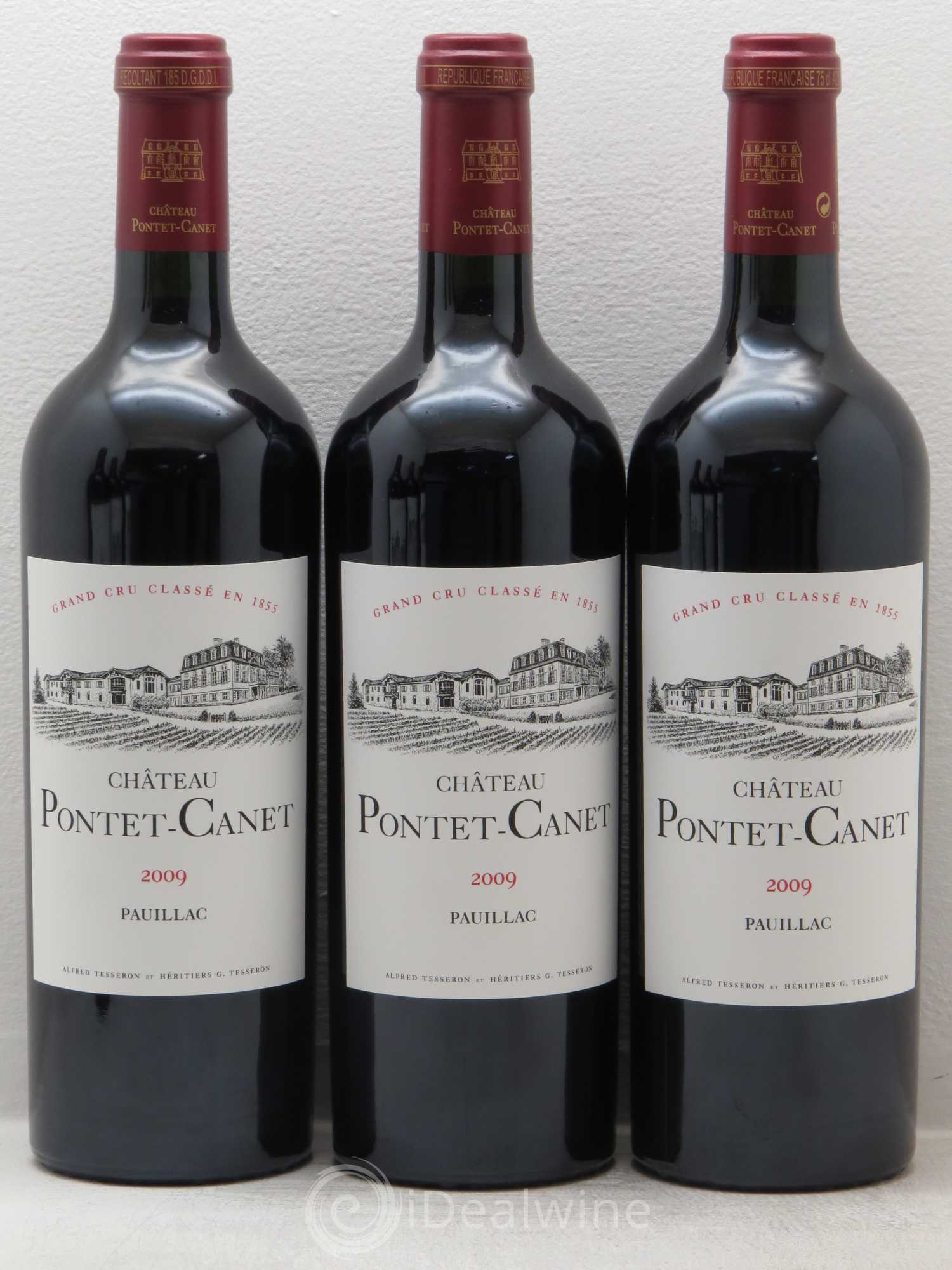 Château Pontet Canet 5ème Grand Cru Classé 2009 - Lot de 6 bouteilles - 1