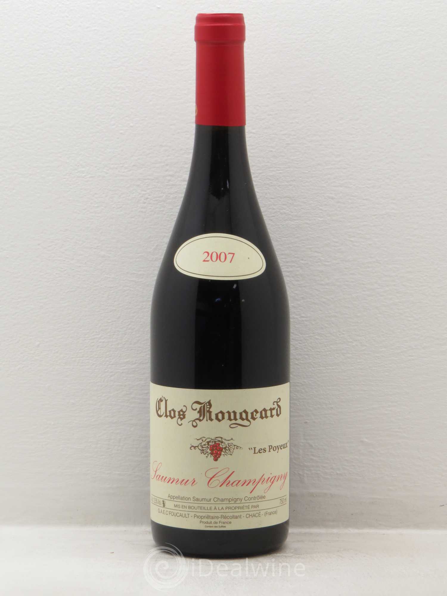 Saumur-Champigny Les Poyeux Clos Rougeard 2007 - Lot de 1 bouteille - 0