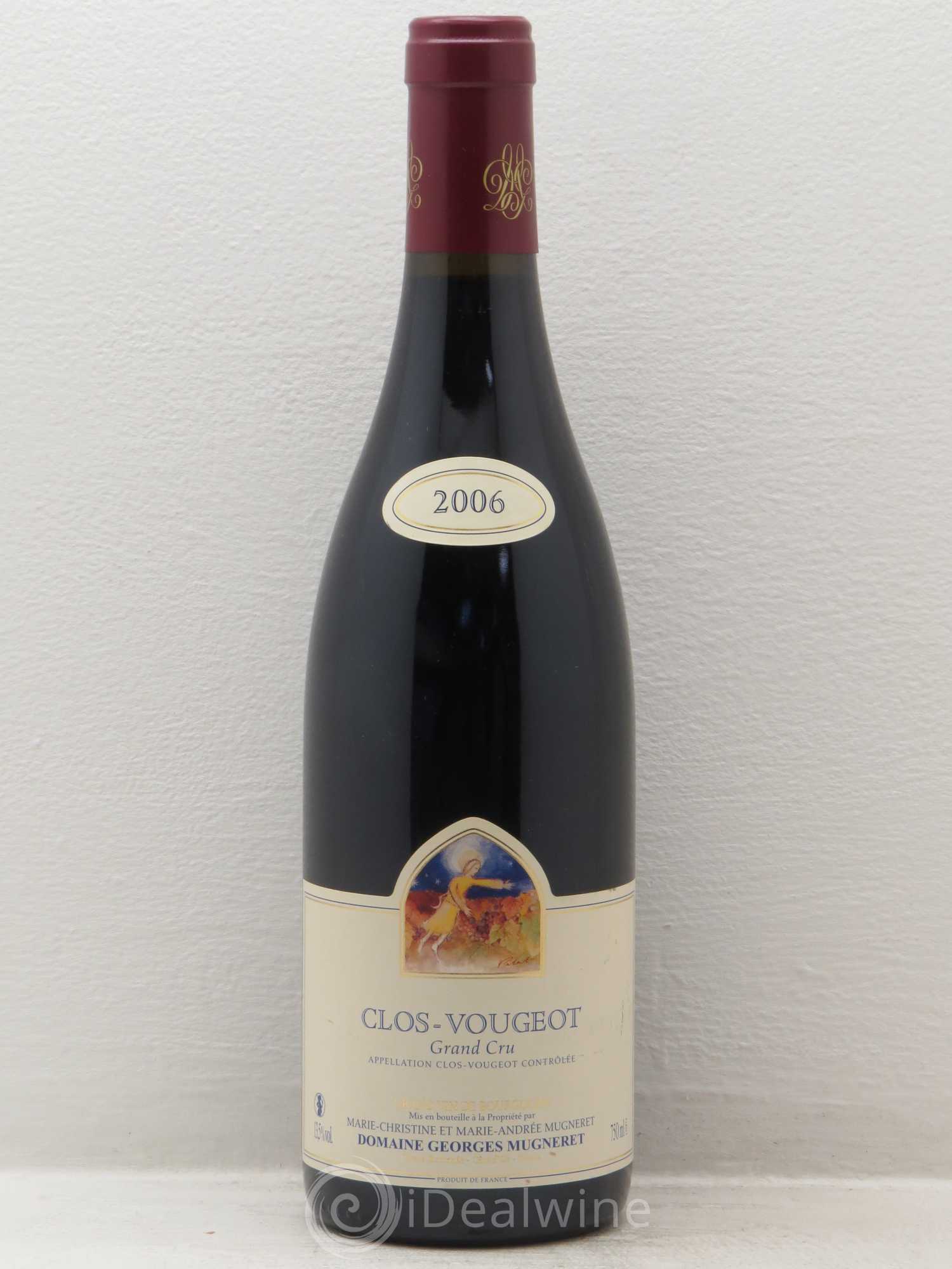 Clos de Vougeot Grand Cru Mugneret-Gibourg (Domaine) 2006 - Lot de 1 bouteille - 0