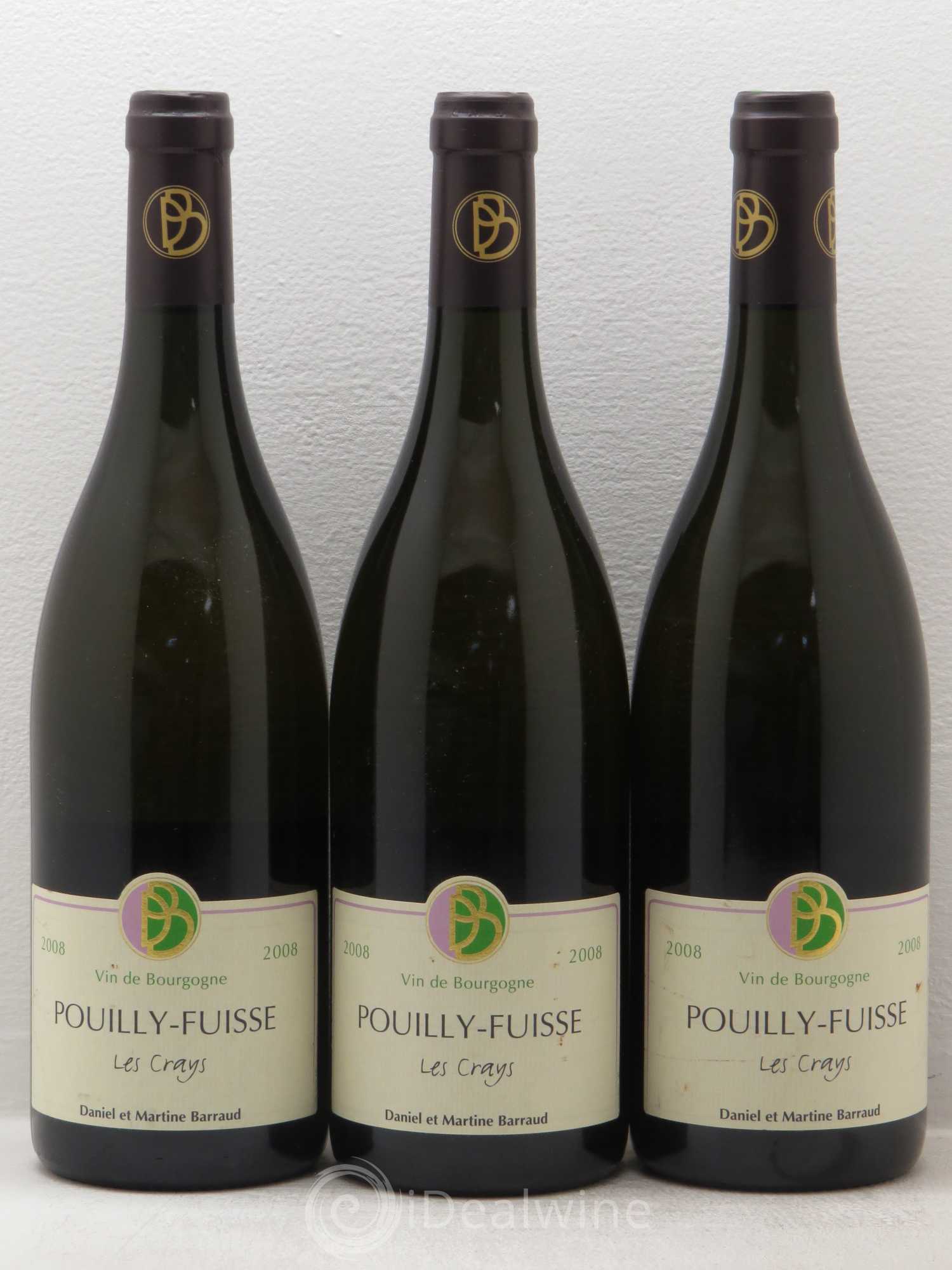 Pouilly-Fuissé Les Crays 2008 - Posten von 3 Flaschen - 0