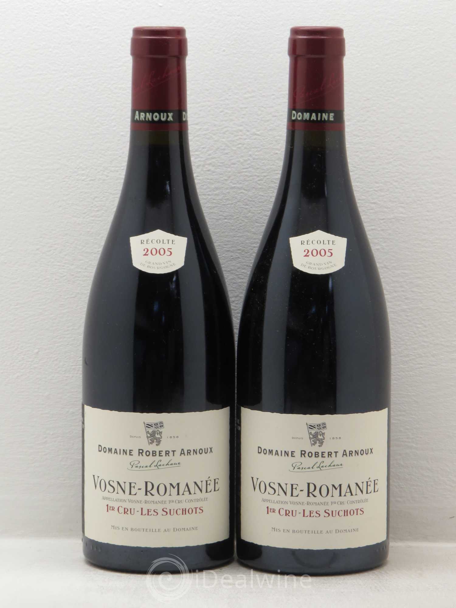 Vosne-Romanée 1er Cru Les Suchots Arnoux-Lachaux (Domaine) 2005 - Lot de 2 bouteilles - 0