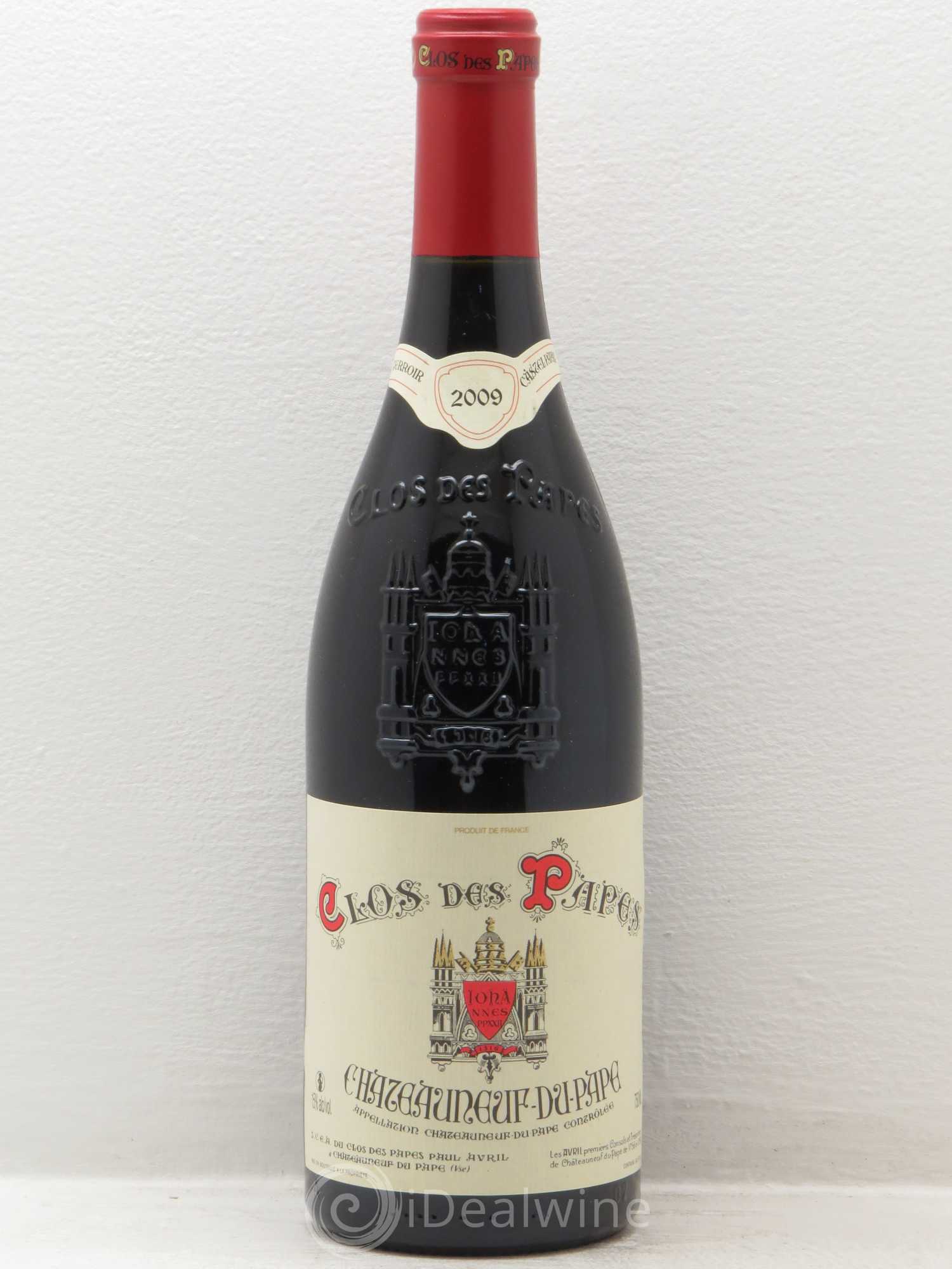 Châteauneuf-du-Pape Clos des Papes - Paul Avril 2009 - Lot de 6 bouteilles - 0