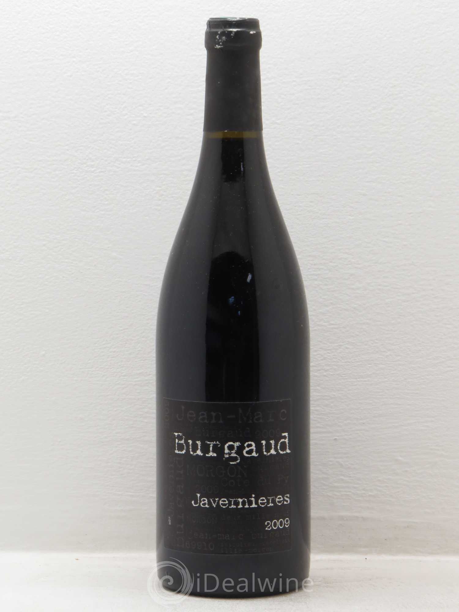 Morgon Côte du Py Javernières Jean-Marc Burgaud (Domaine) 2009 - Lot de 1 bouteille - 0