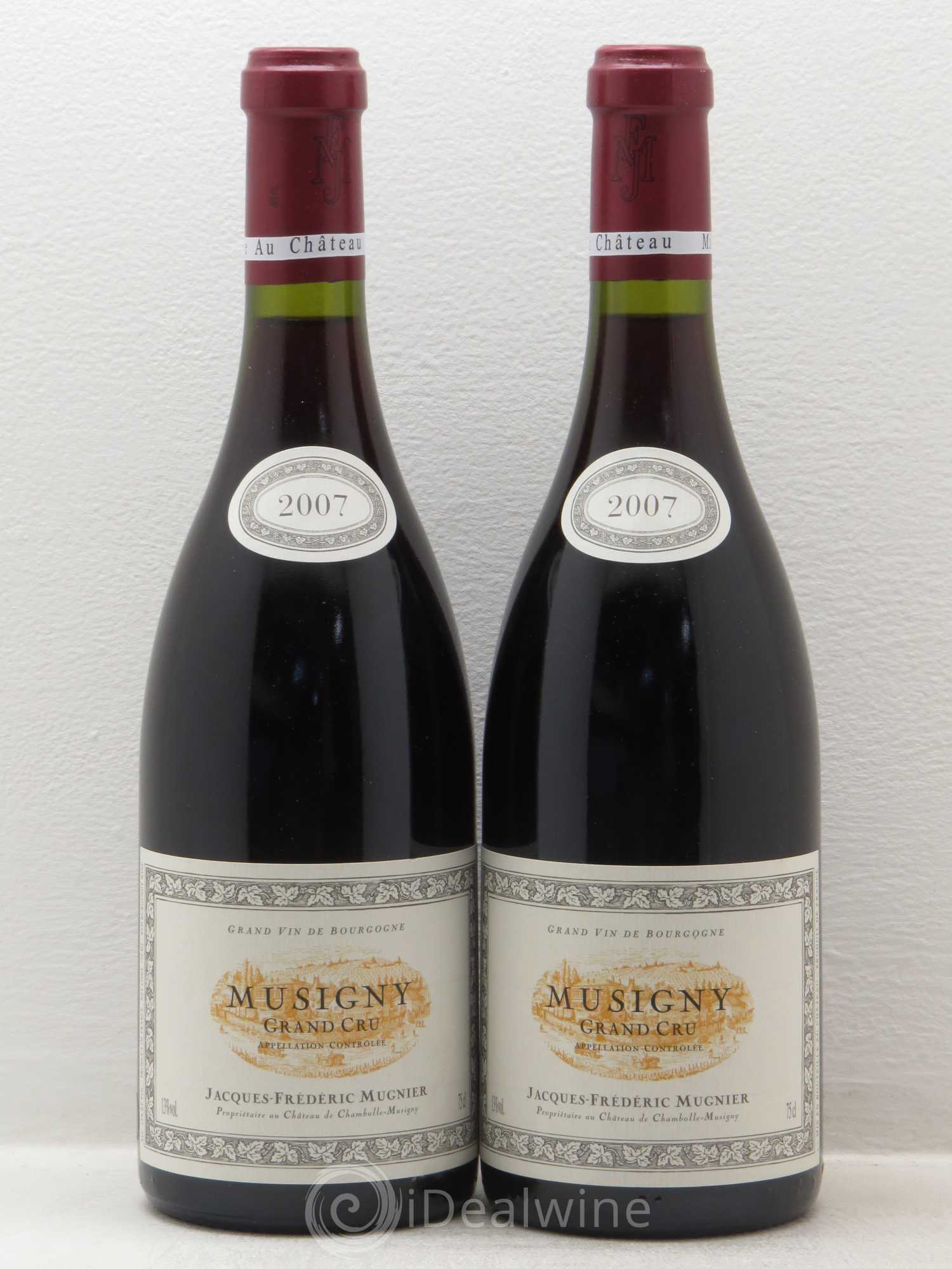 Musigny Grand Cru Jacques-Frédéric Mugnier 2007 - Lot de 2 bouteilles - 0