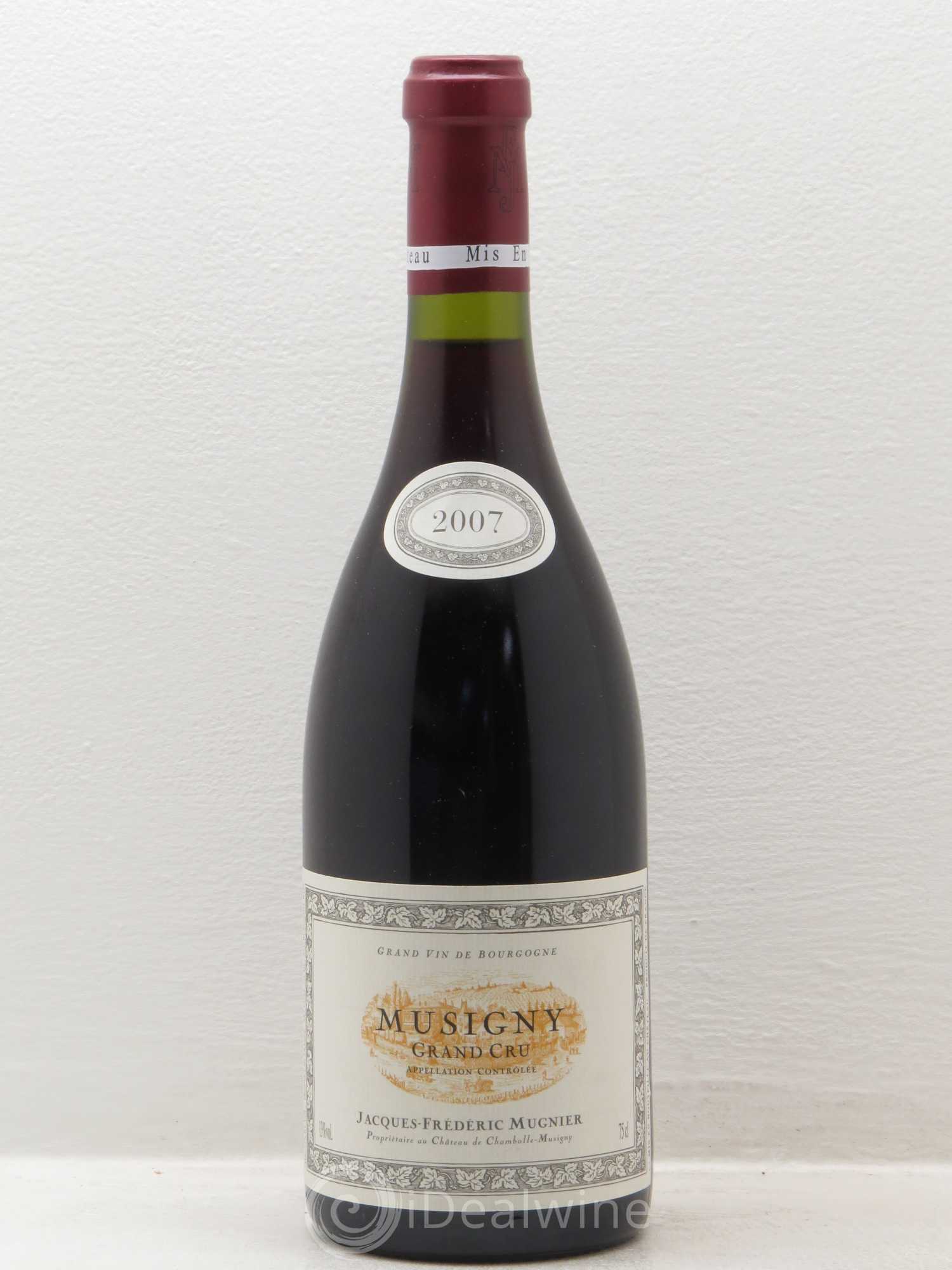Musigny Grand Cru Jacques-Frédéric Mugnier 2007 - Lot de 1 bouteille - 0