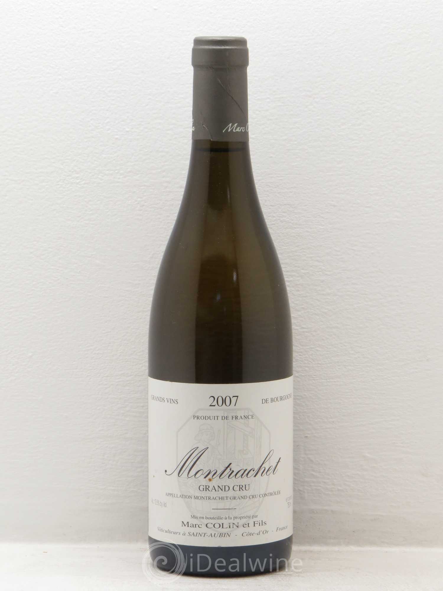 Montrachet Grand Cru Marc Colin & Fils 2007 - Lot de 1 bouteille - 0