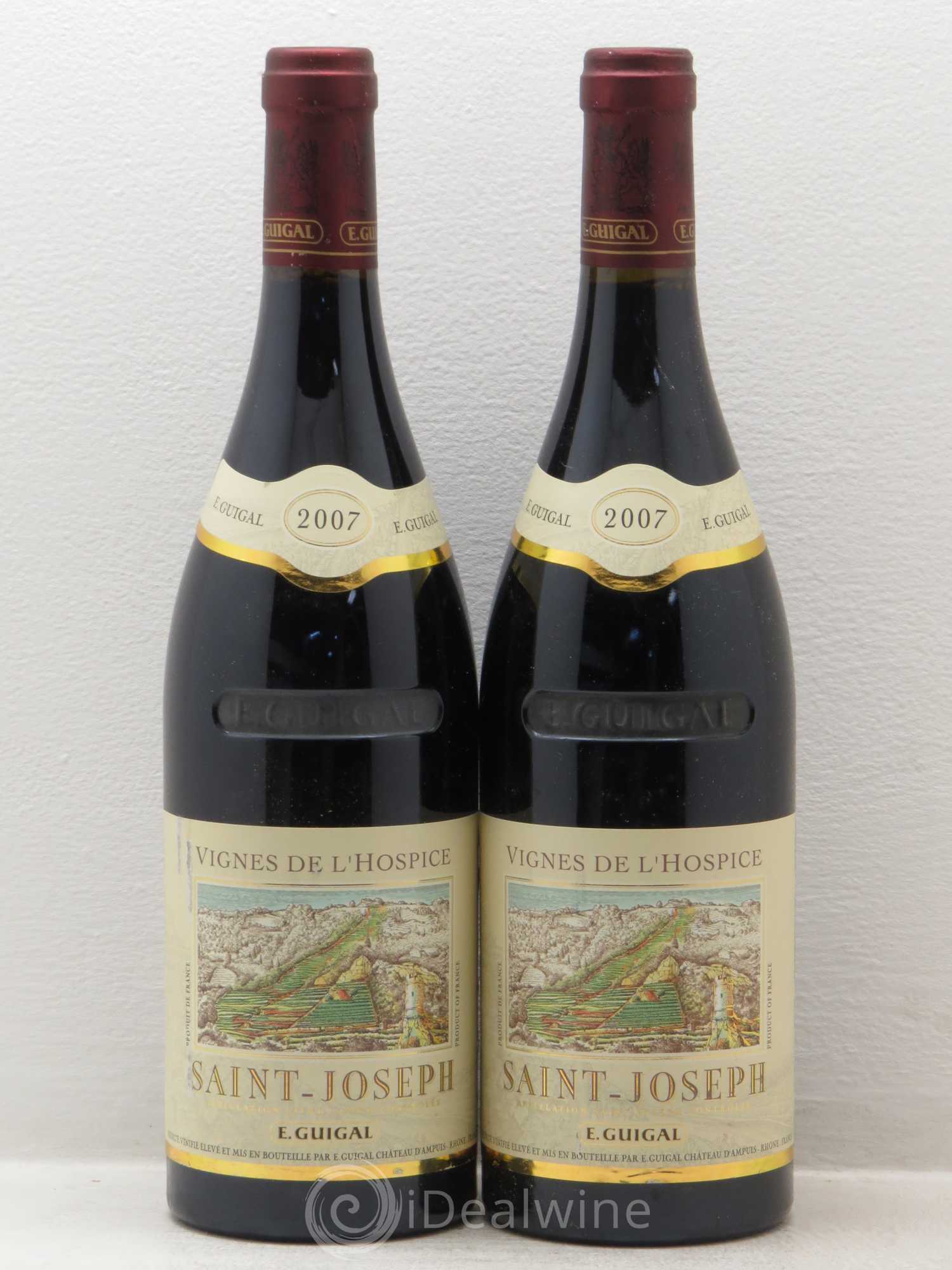 Saint-Joseph Vignes de l'Hospice Guigal 2007 - Lot de 2 bouteilles - 0