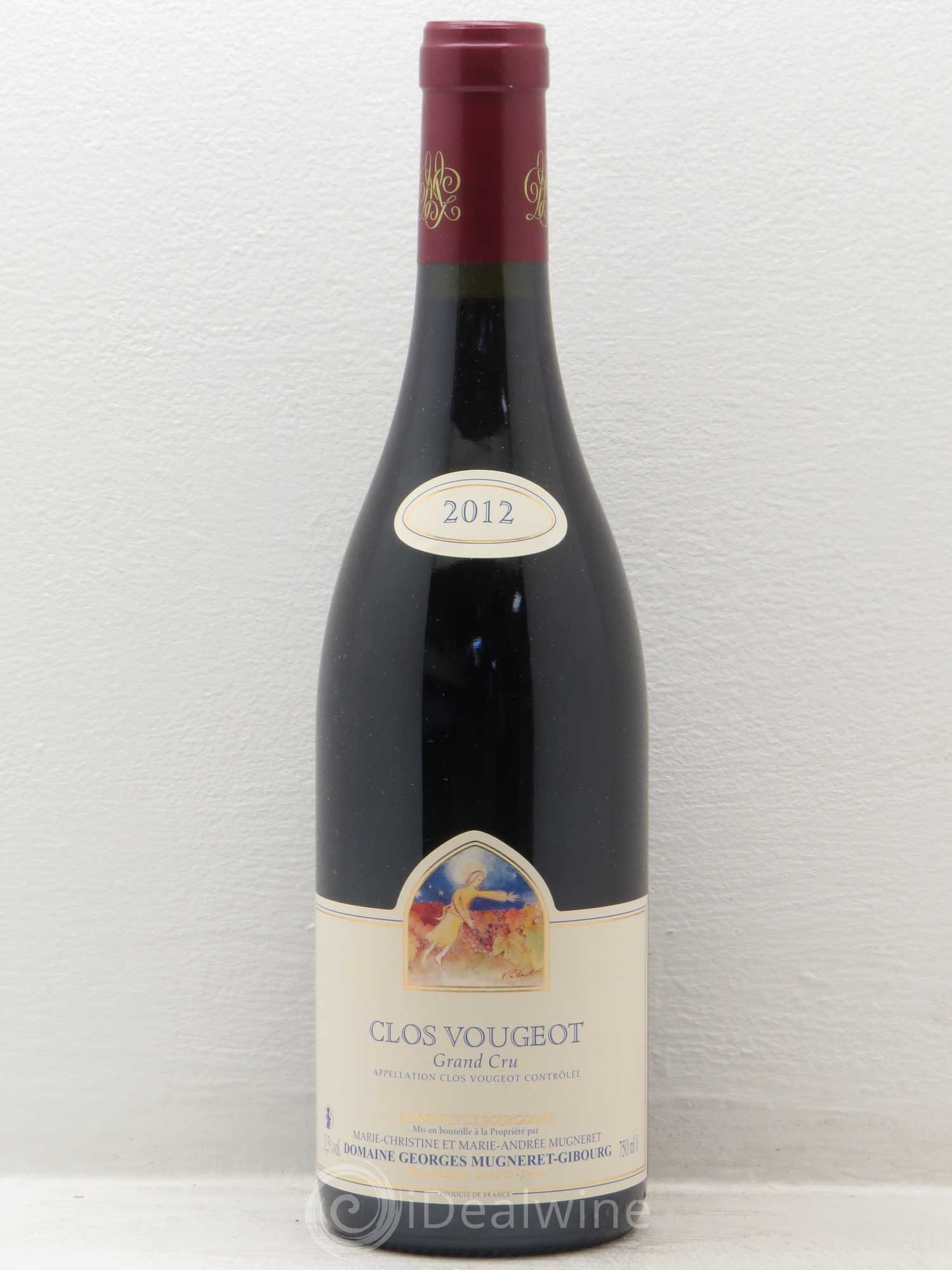 Clos de Vougeot Grand Cru Mugneret-Gibourg (Domaine) 2012 - Lot de 1 bouteille - 0