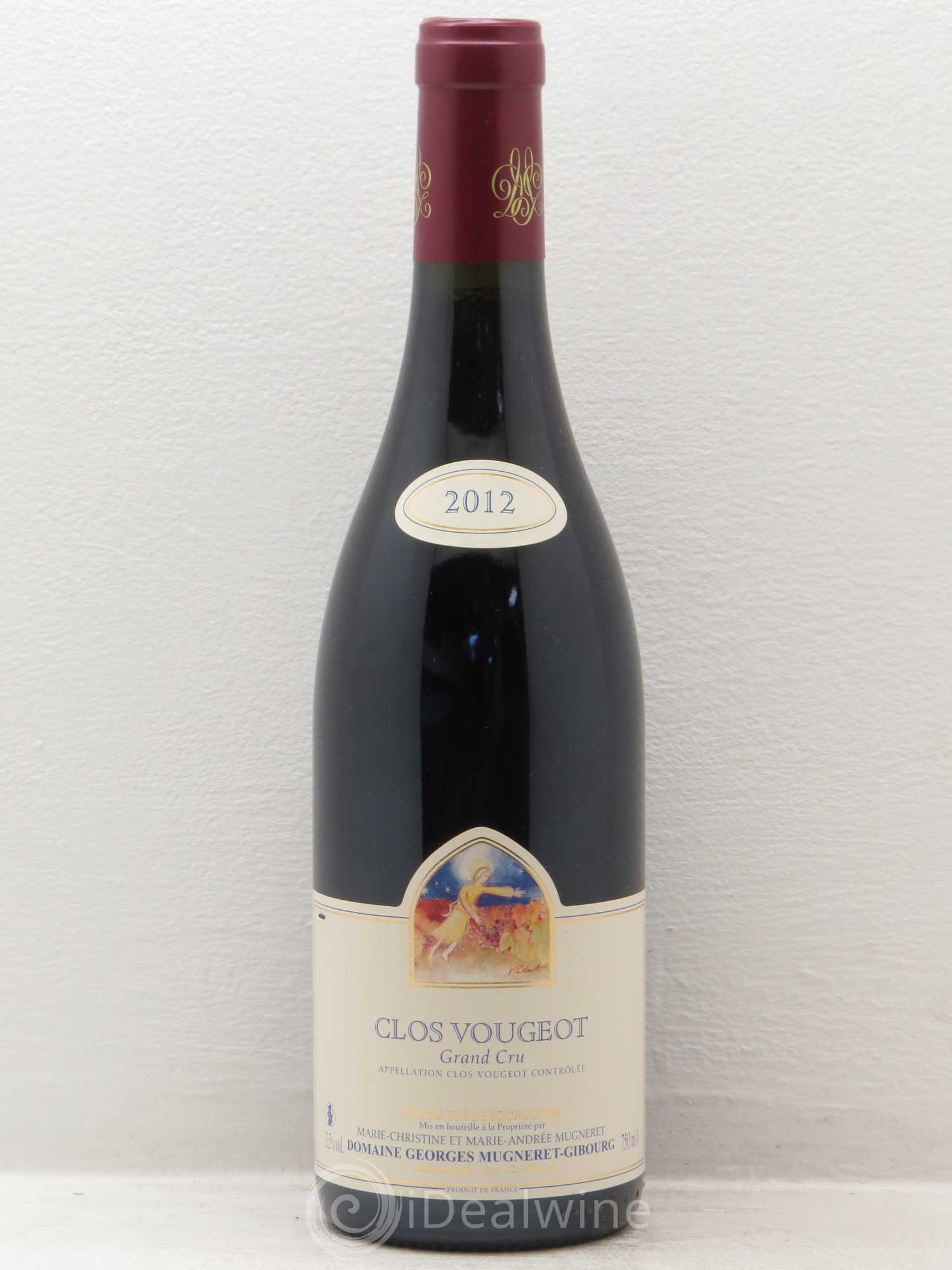 Clos de Vougeot Grand Cru Mugneret-Gibourg (Domaine) 2012 - Lot de 1 bouteille - 0