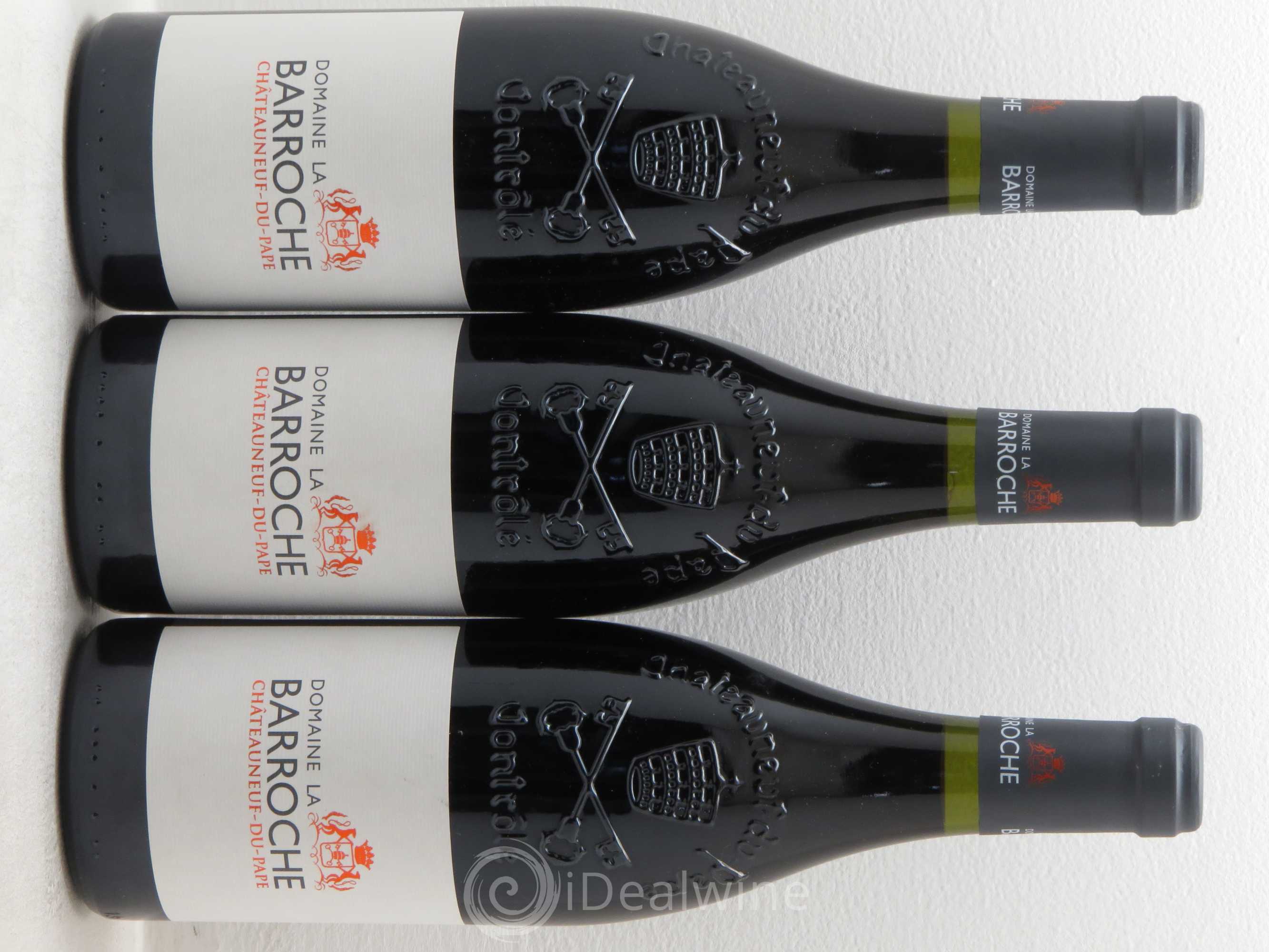 Châteauneuf-du-Pape La Barroche (Domaine de) Réserve Julien Barrot 2010 - Lot de 3 bouteilles - 0