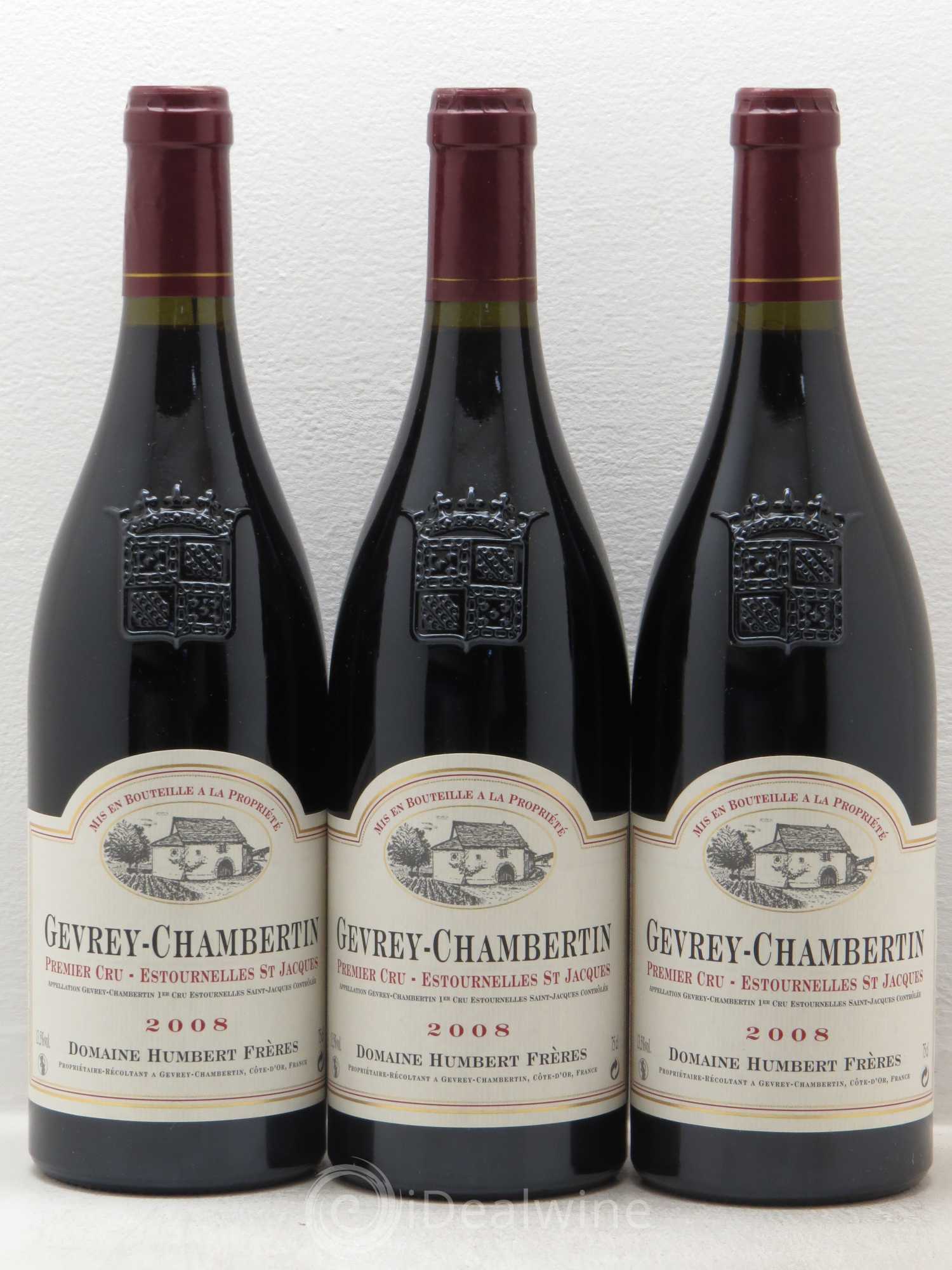 Gevrey-Chambertin 1er Cru Domaine Humbert 2008 - Posten von 3 Flaschen - 0