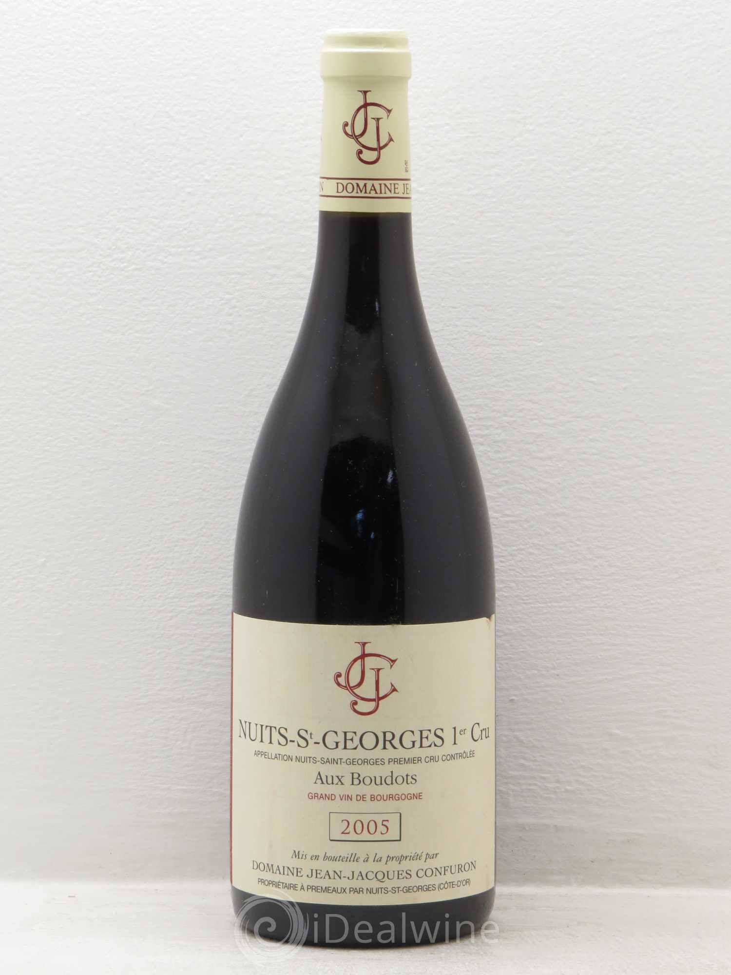Nuits-Saint-Georges 1er Cru Aux Boudots Jean-Jacques Confuron 2005 - Lot de 1 bouteille - 0