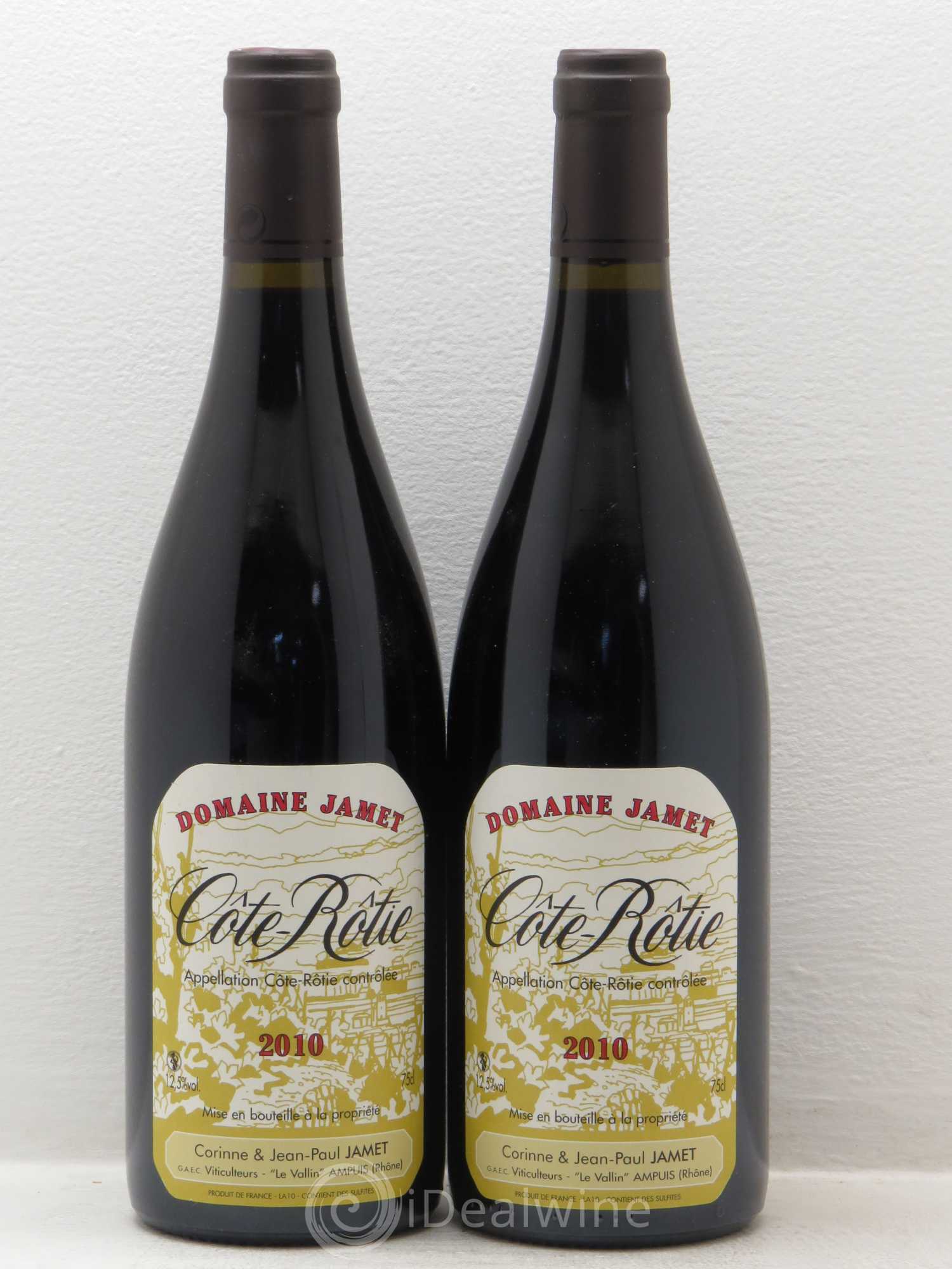 Côte-Rôtie Jamet (Domaine) 2010 - Lot de 2 bouteilles - 0