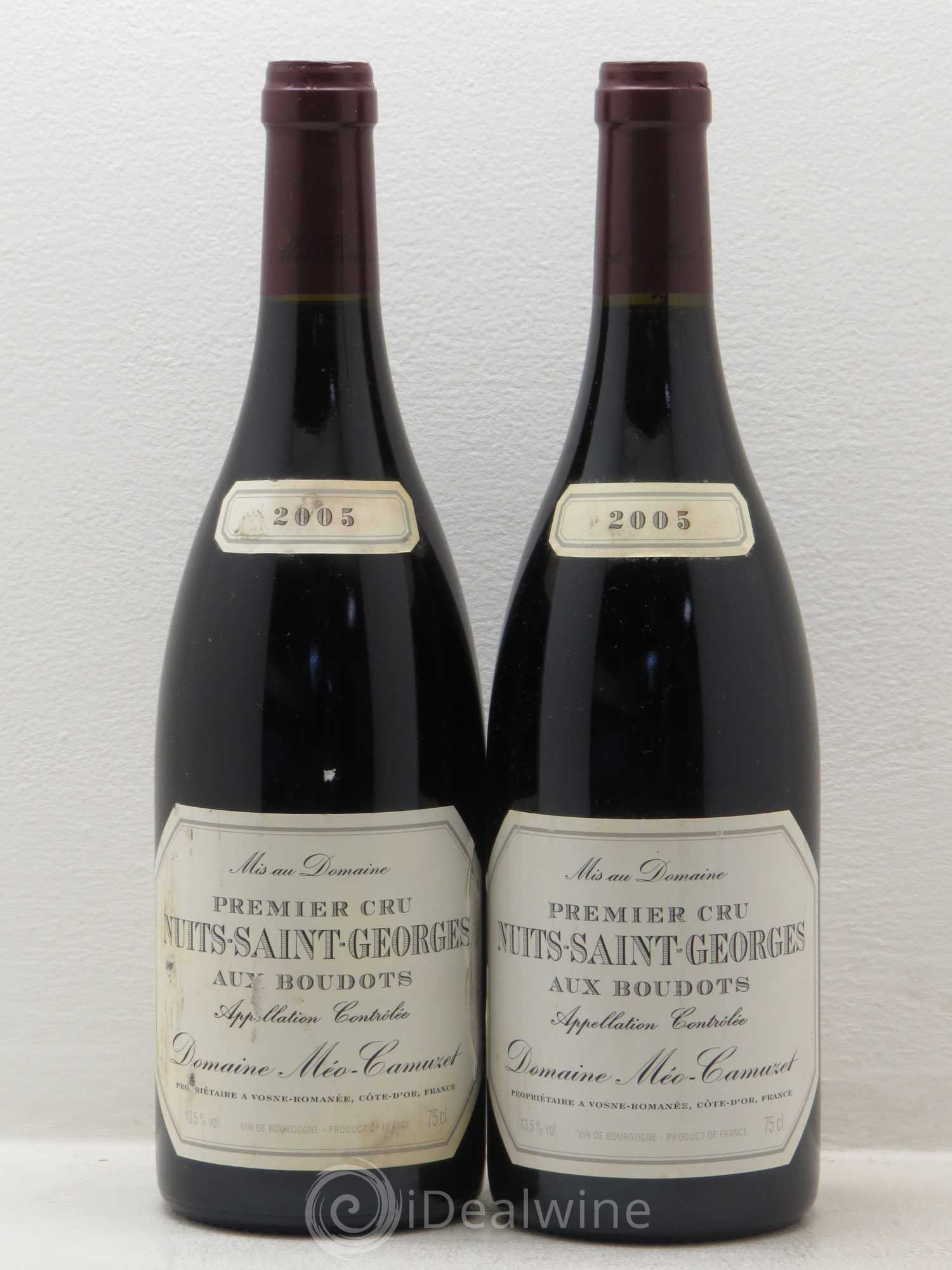 Nuits-Saint-Georges 1er Cru Aux Boudots Méo-Camuzet (Domaine) 2005 - Lot de 2 bouteilles - 0