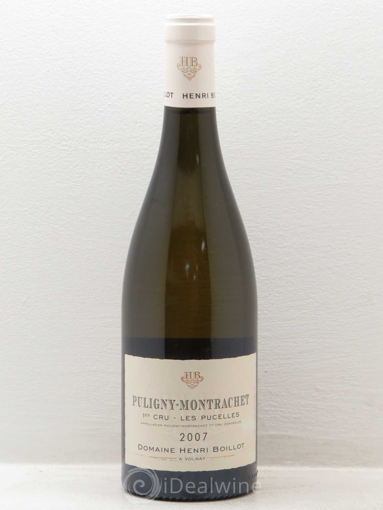 Puligny-Montrachet 1er Cru Les Pucelles Henri Boillot (Domaine) 2007 - Lot de 1 bouteille - 0