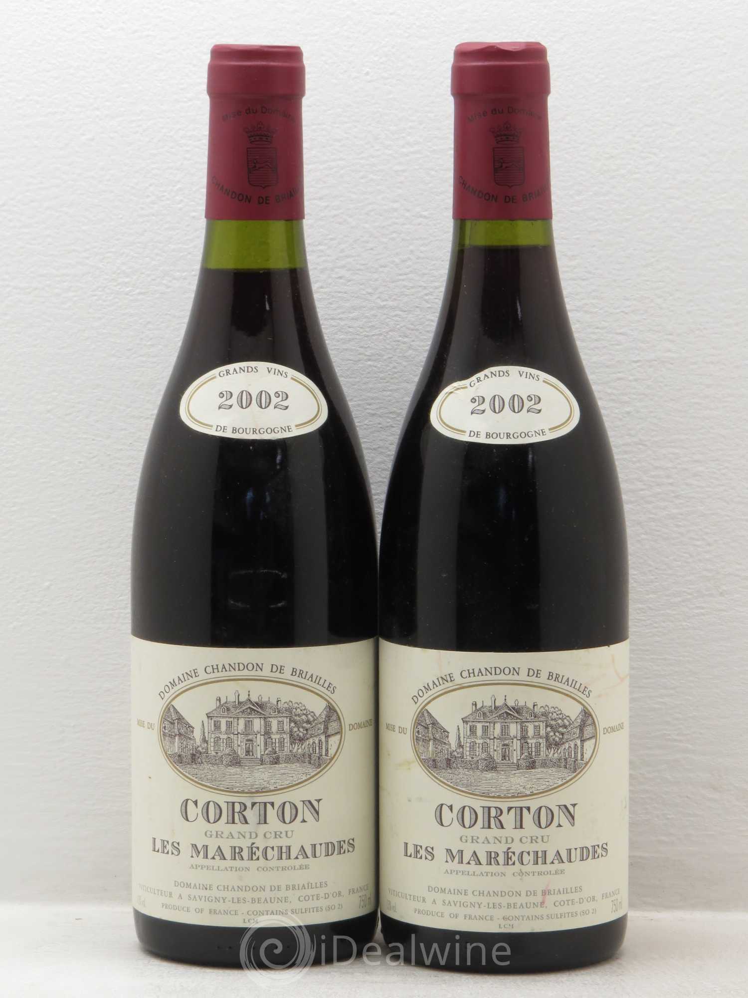 Corton Grand Cru 2002 - Lot de 2 bouteilles - 0
