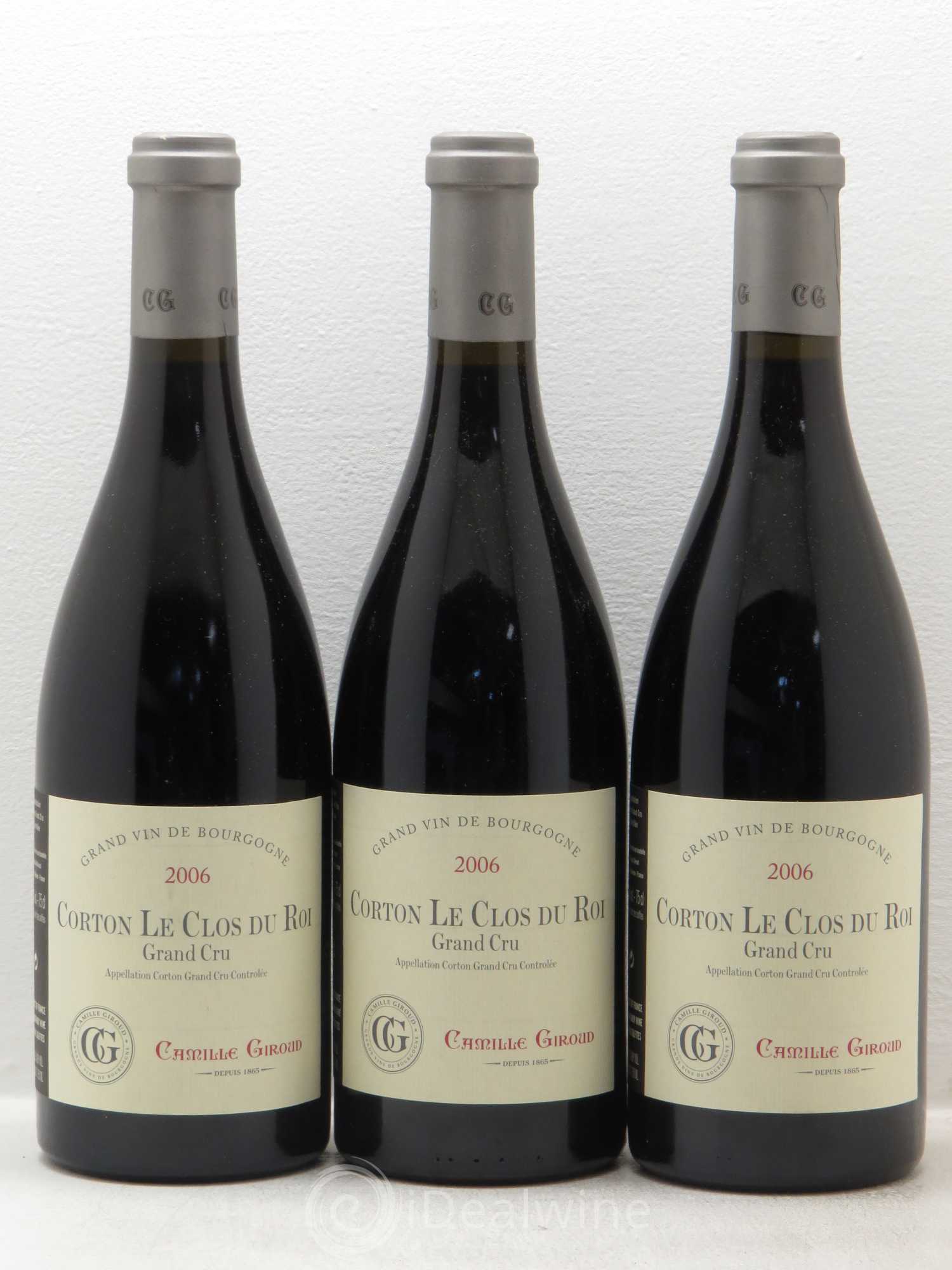 Corton Grand Cru Camille Giroud 2006 - Lot de 3 bouteilles - 0