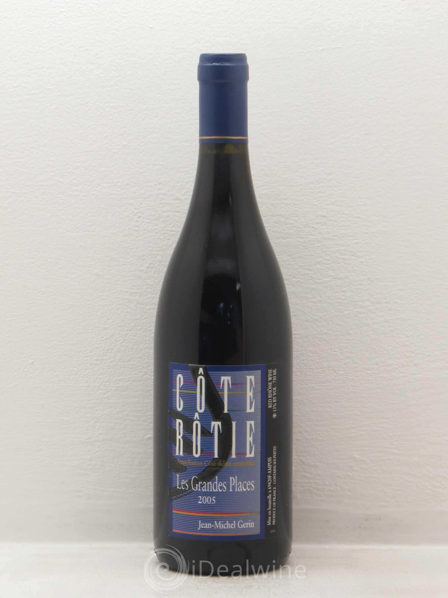 Côte-Rôtie Les Grandes Places Jean-Michel Gerin 2005 - Lot de 1 bouteille - 0