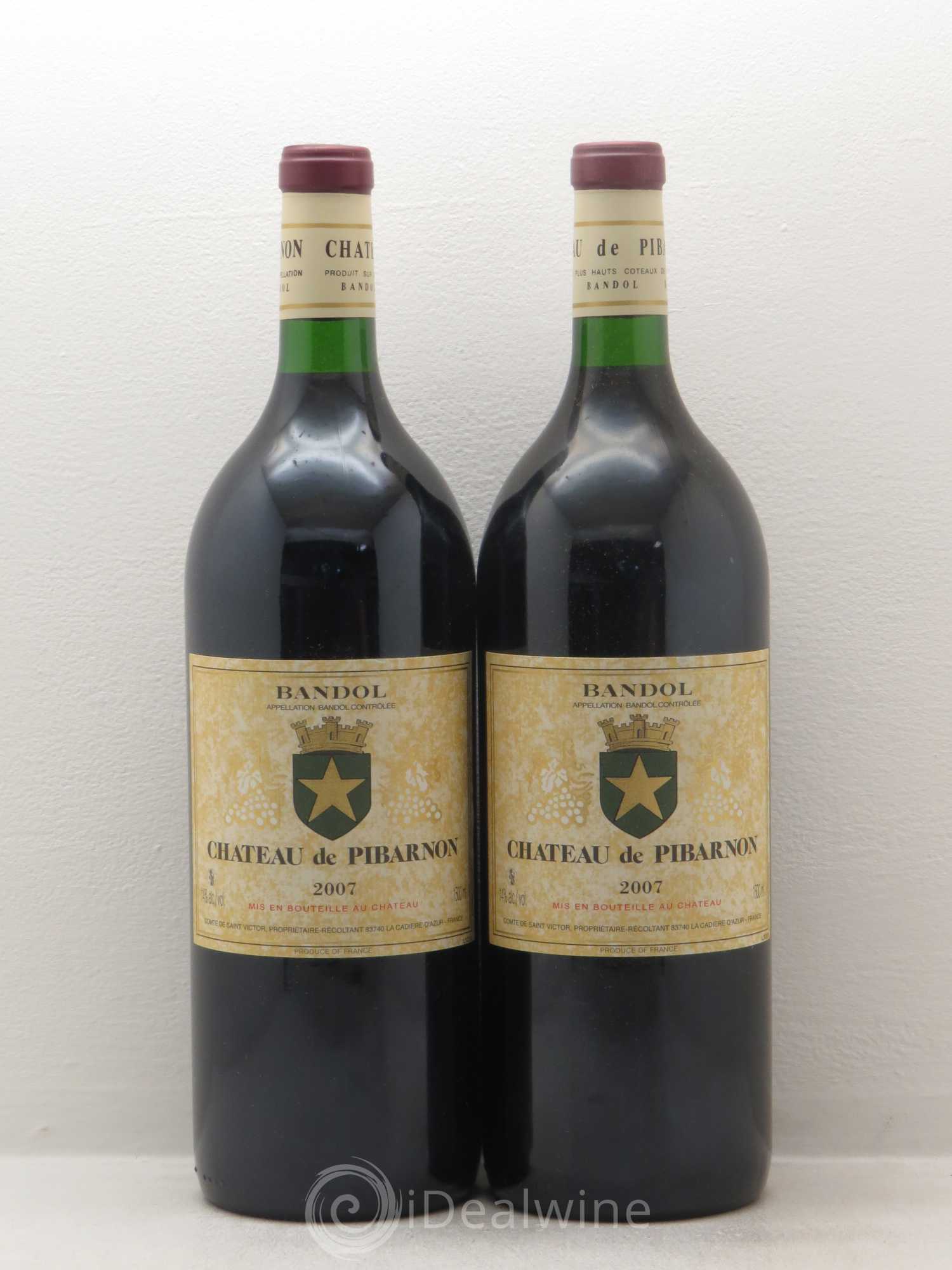 Bandol Château de Pibarnon Comte de Saint-Victor 2007 - Lot de 2 magnums - 0