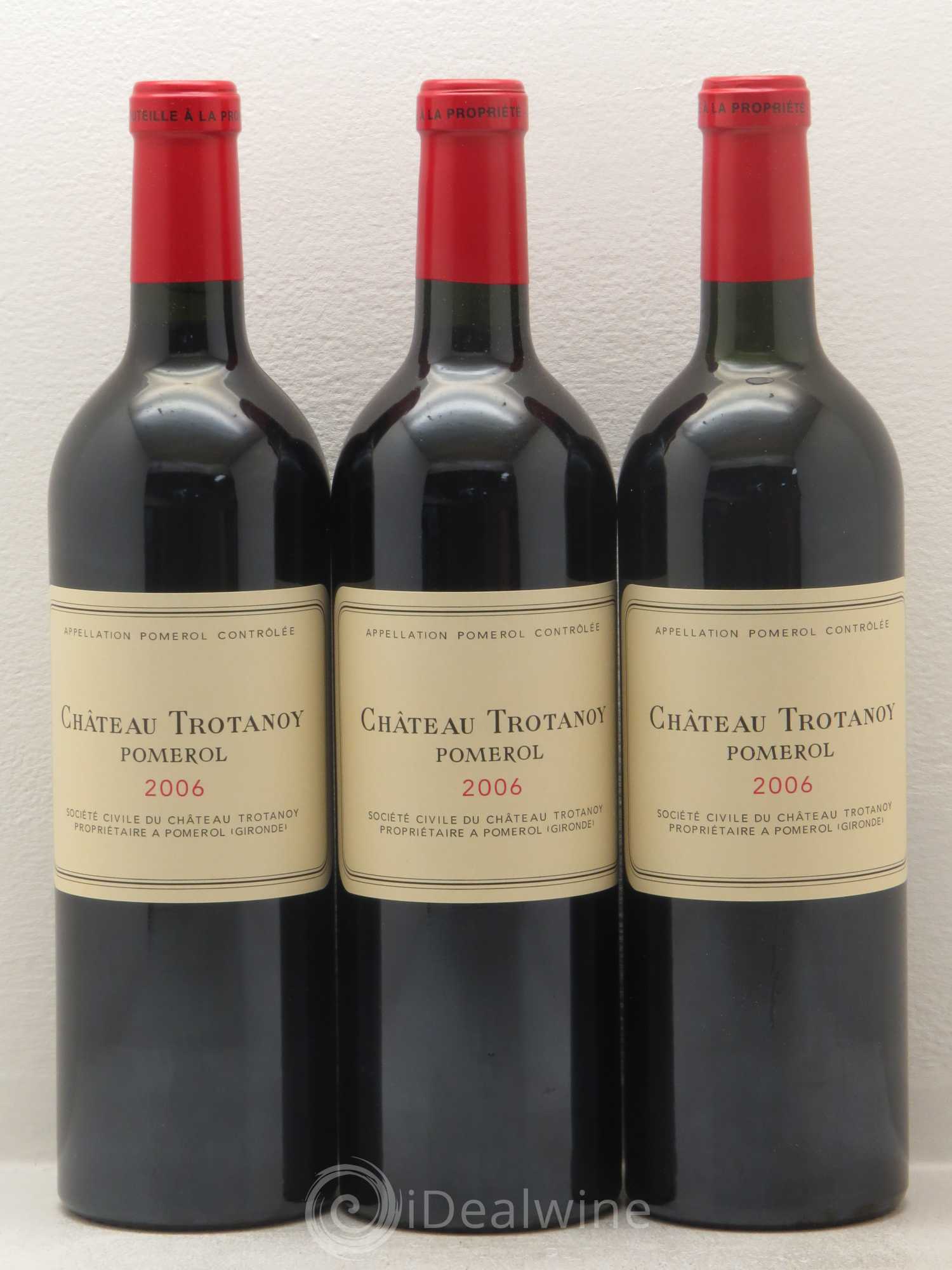 Château Trotanoy 2006 - Lot de 3 bouteilles - 0