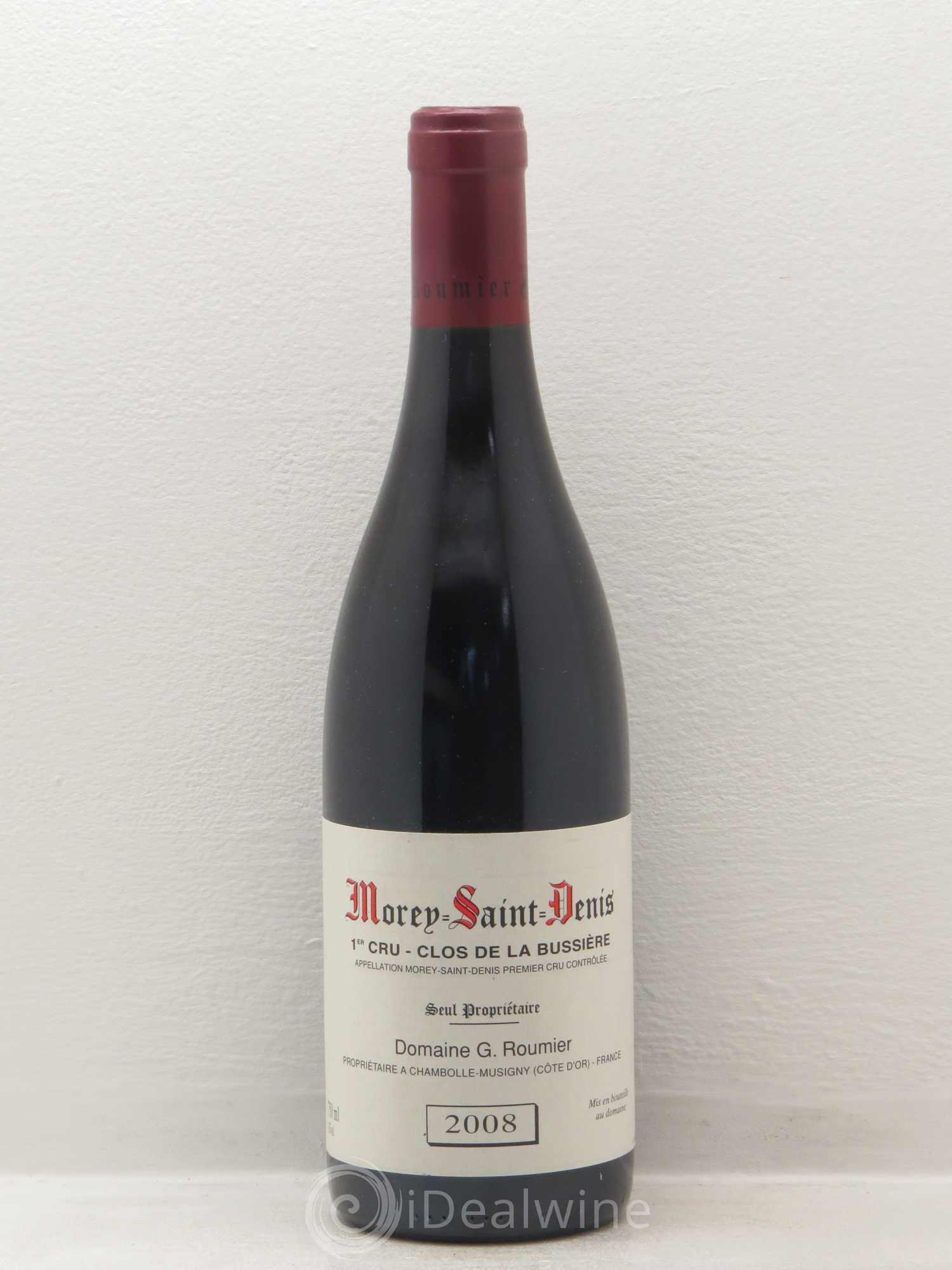 Morey-Saint-Denis 1er Cru Clos de la Bussière Georges Roumier (Domaine) 2008 - Lot de 1 bouteille - 0