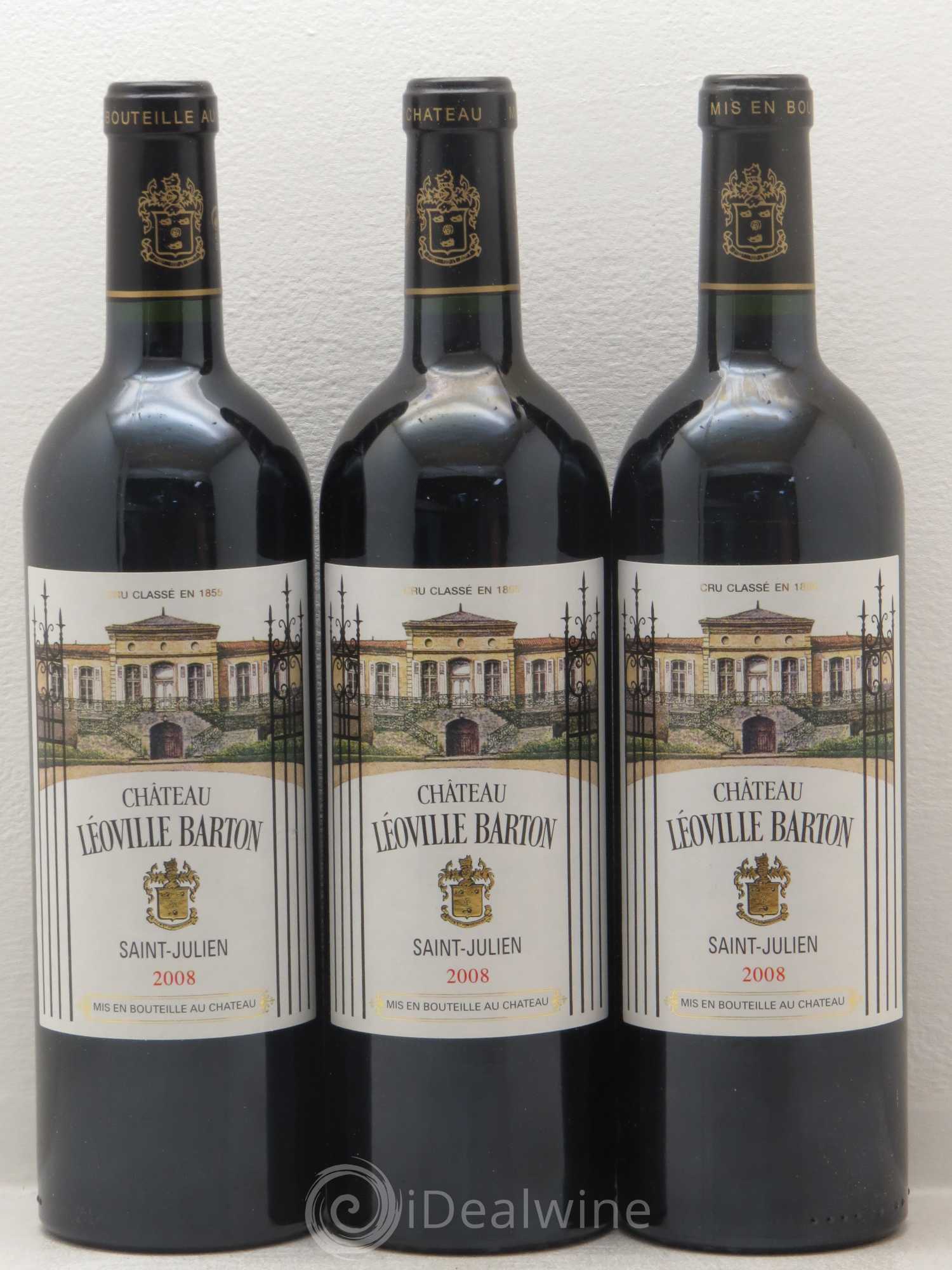 Château Léoville Barton 2ème Grand Cru Classé 2008 - Lot de 6 bouteilles - 2