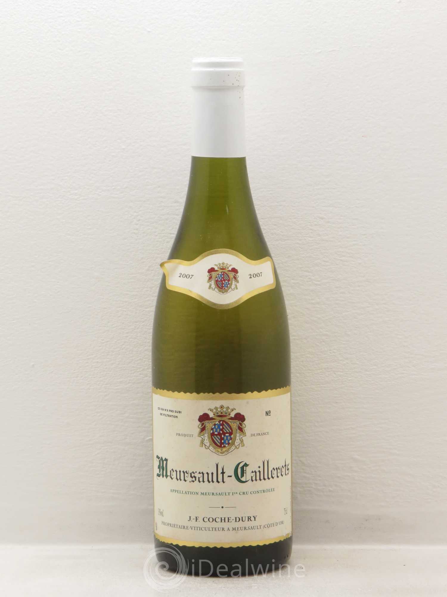 Meursault 1er Cru Caillerets Coche Dury (Domaine) 2007 - Lot de 1 bouteille - 0