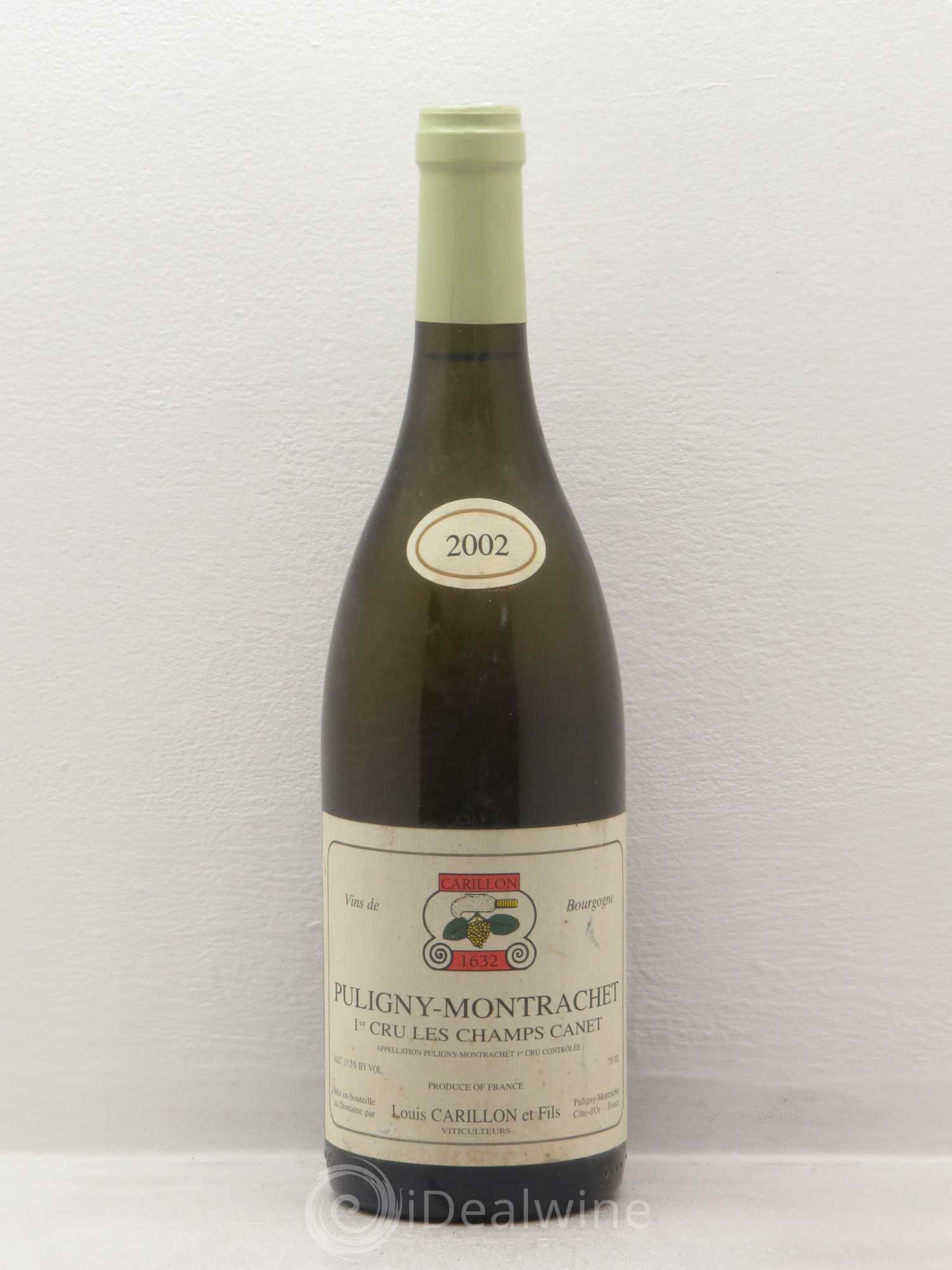 Puligny-Montrachet 1er Cru Les Champs Canet Carillon 2002 - Posten von 1 Flasche - 0