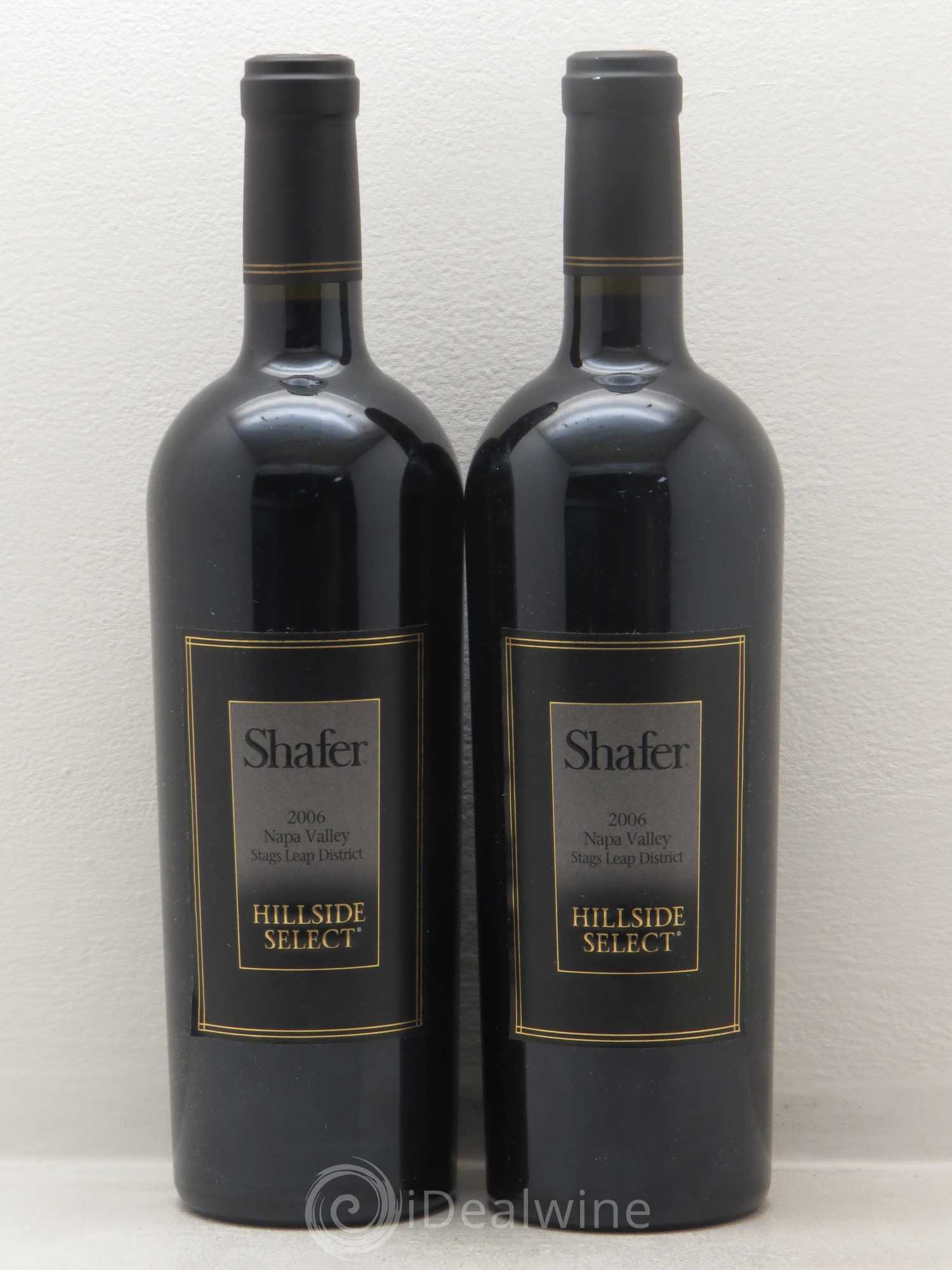 USA Napa Valley Shafer Hillside Select cabernet sauvignon 2006 - Posten von 2 Flaschen - 0