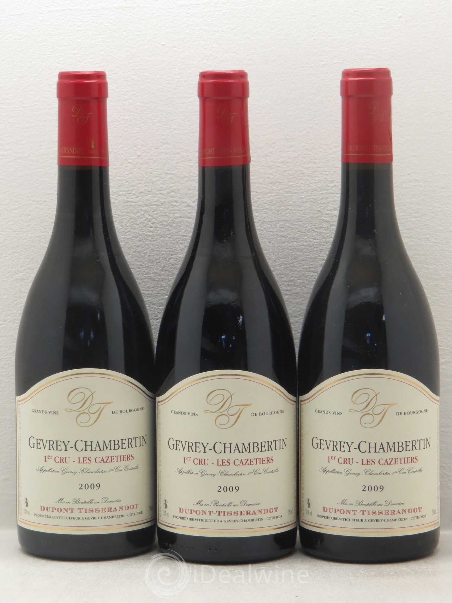 Gevrey-Chambertin 1er Cru Cazetiers Dupont-Tisserandot (Domaine) 2009 - Lot de 3 bouteilles - 0