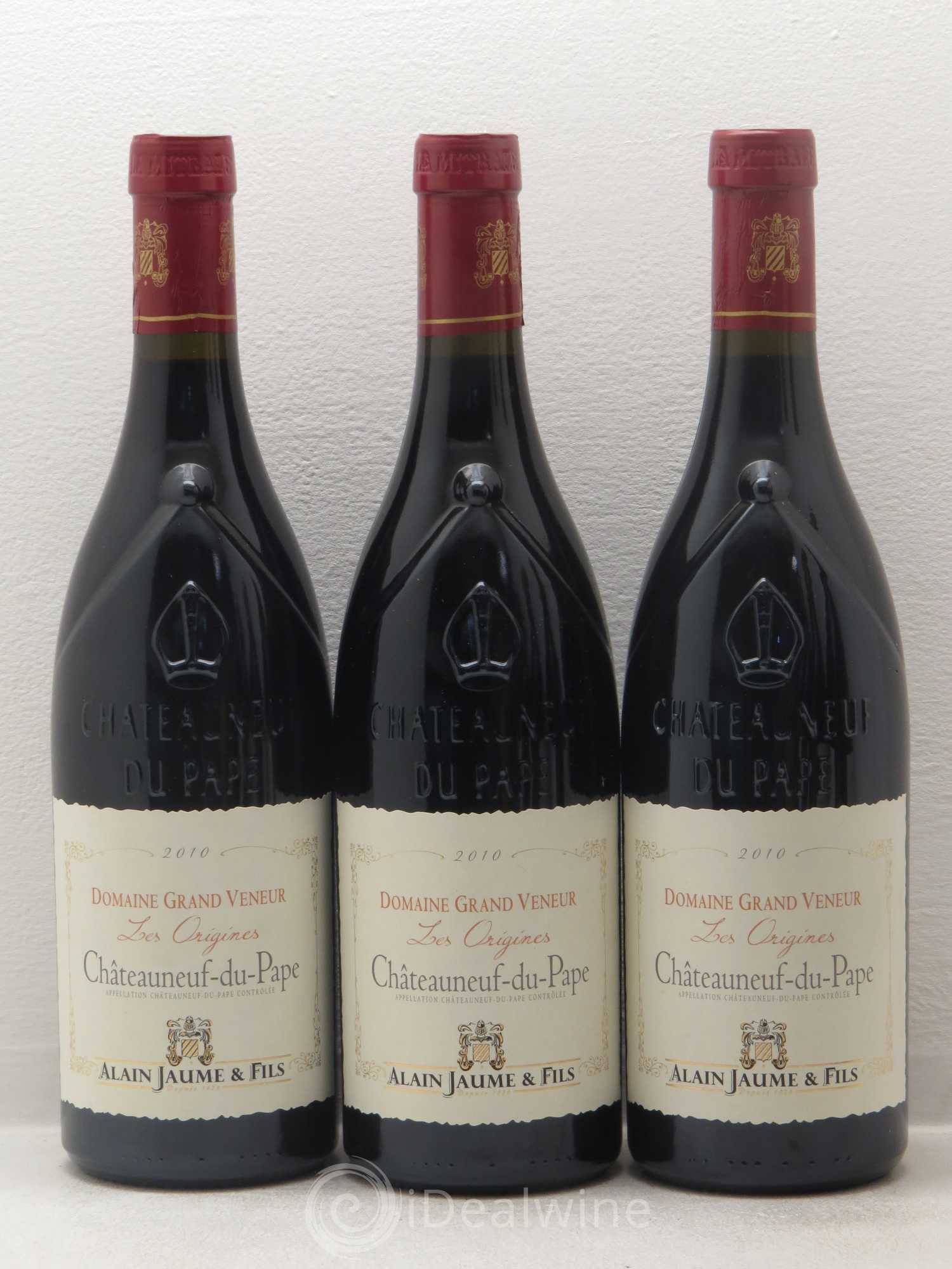 Châteauneuf-du-Pape Les Origines Grand Veneur (Domaine) 2010 - Lot de 6 bouteilles - 1