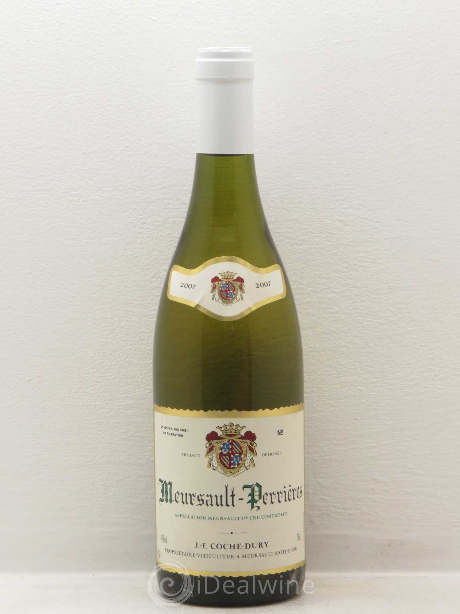 Meursault 1er Cru Perrières Coche Dury (Domaine) 2007 - Lot de 1 bouteille - 0