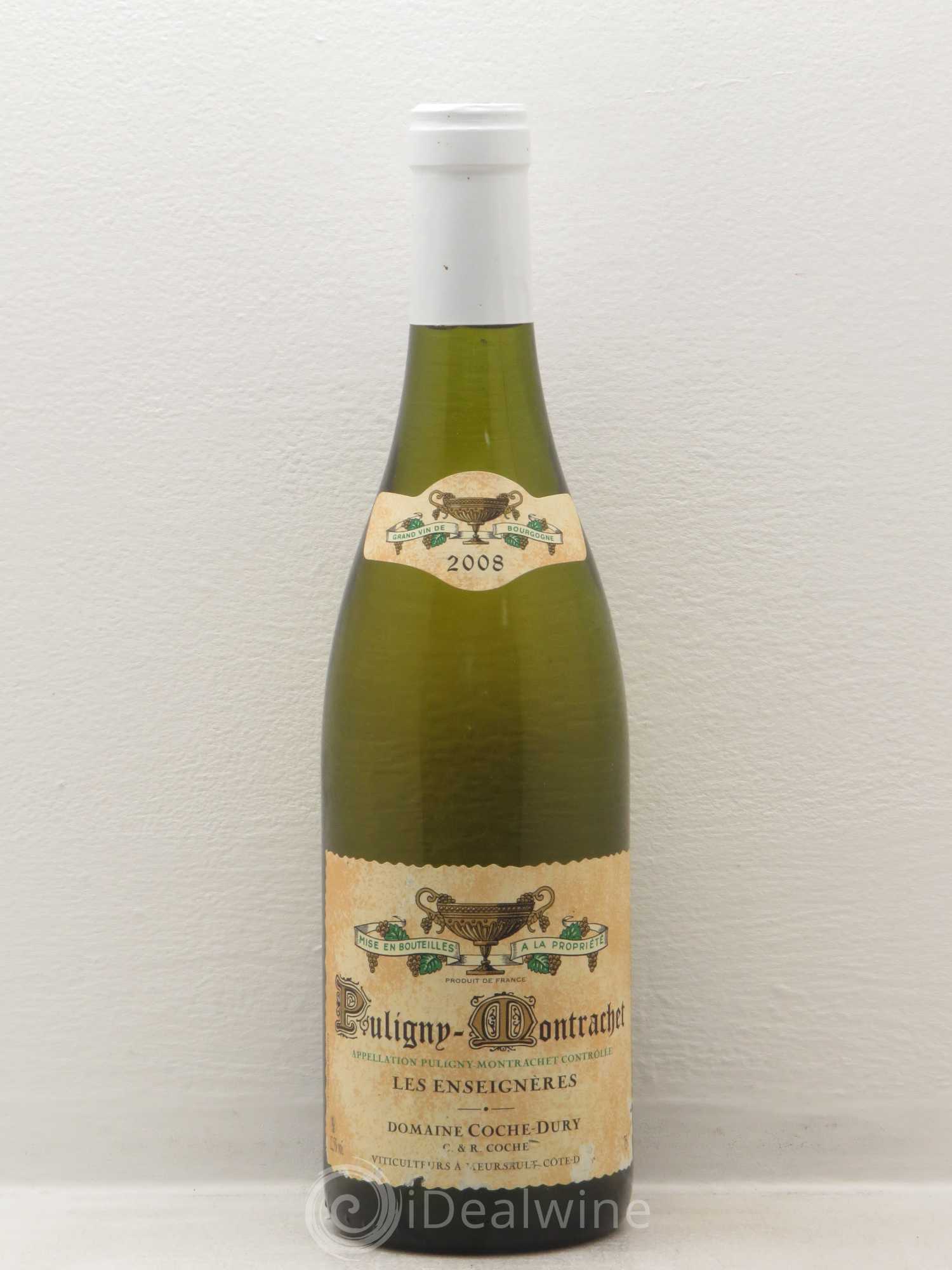 Puligny-Montrachet Les Enseignères Coche Dury (Domaine) 2008 - Lot de 1 bouteille - 0