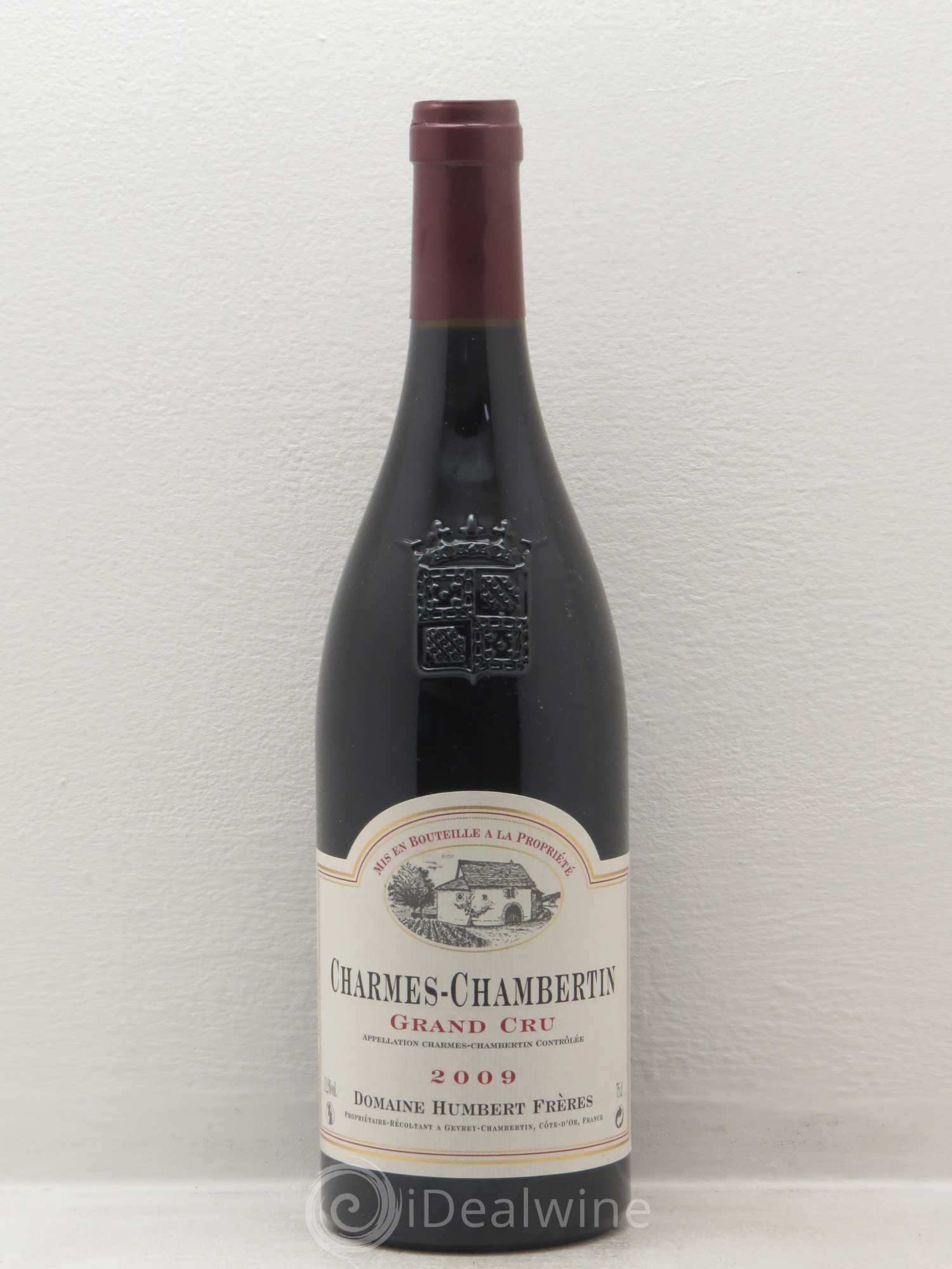 Charmes-Chambertin Grand Cru Domaine Humbert Frères 2009 - Posten von 1 Flasche - 0