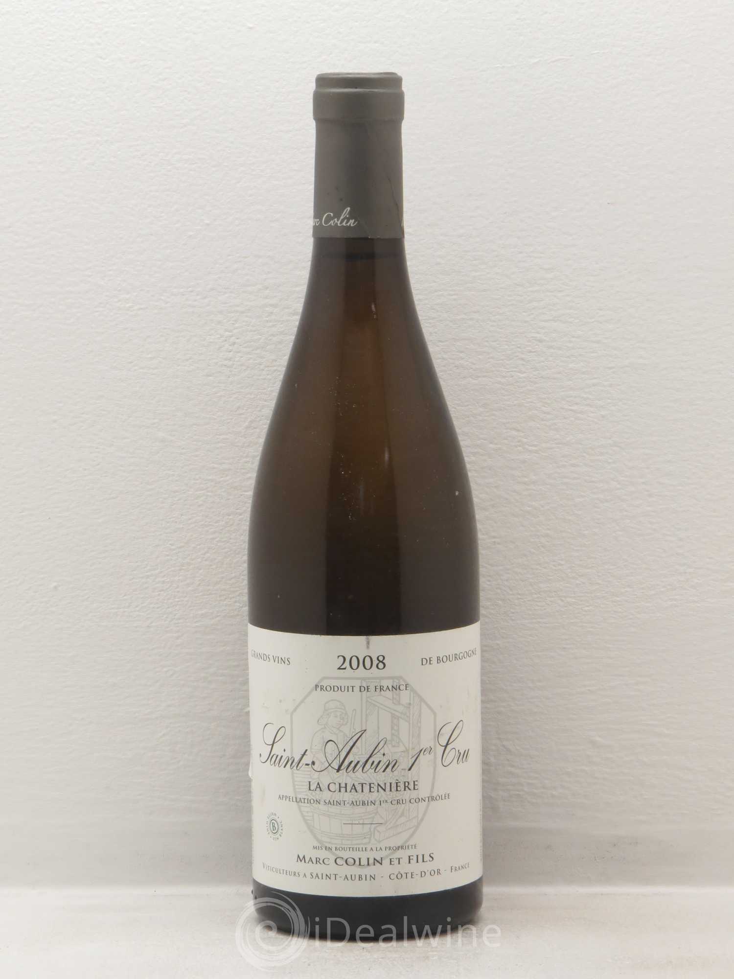 Saint-Aubin 1er Cru La Chatenière Marc Colin & Fils 2008 - Lot de 1 bouteille - 0