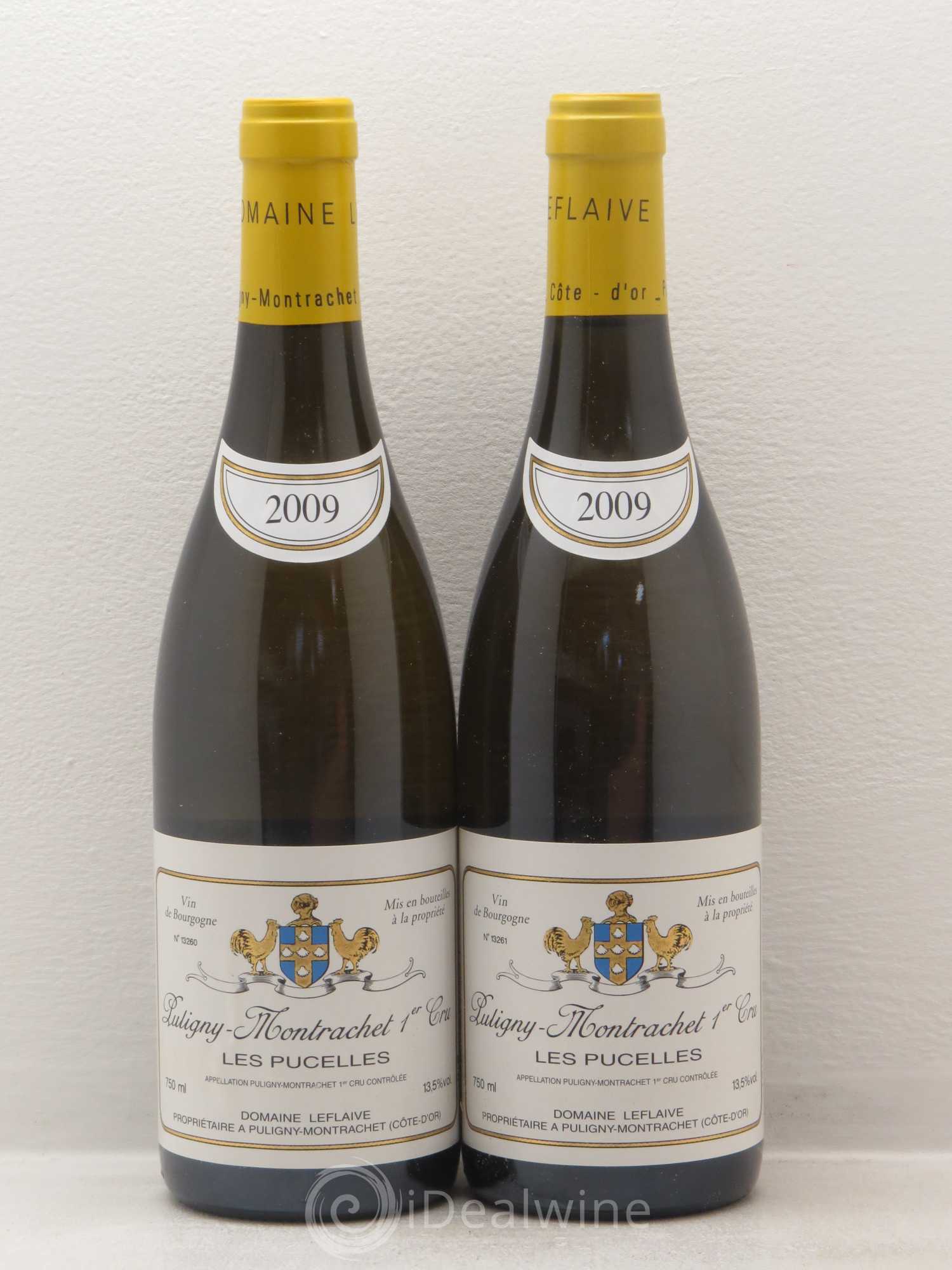 Puligny-Montrachet 1er Cru Les Pucelles Leflaive (Domaine) 2009 - Lot de 2 bouteilles - 0