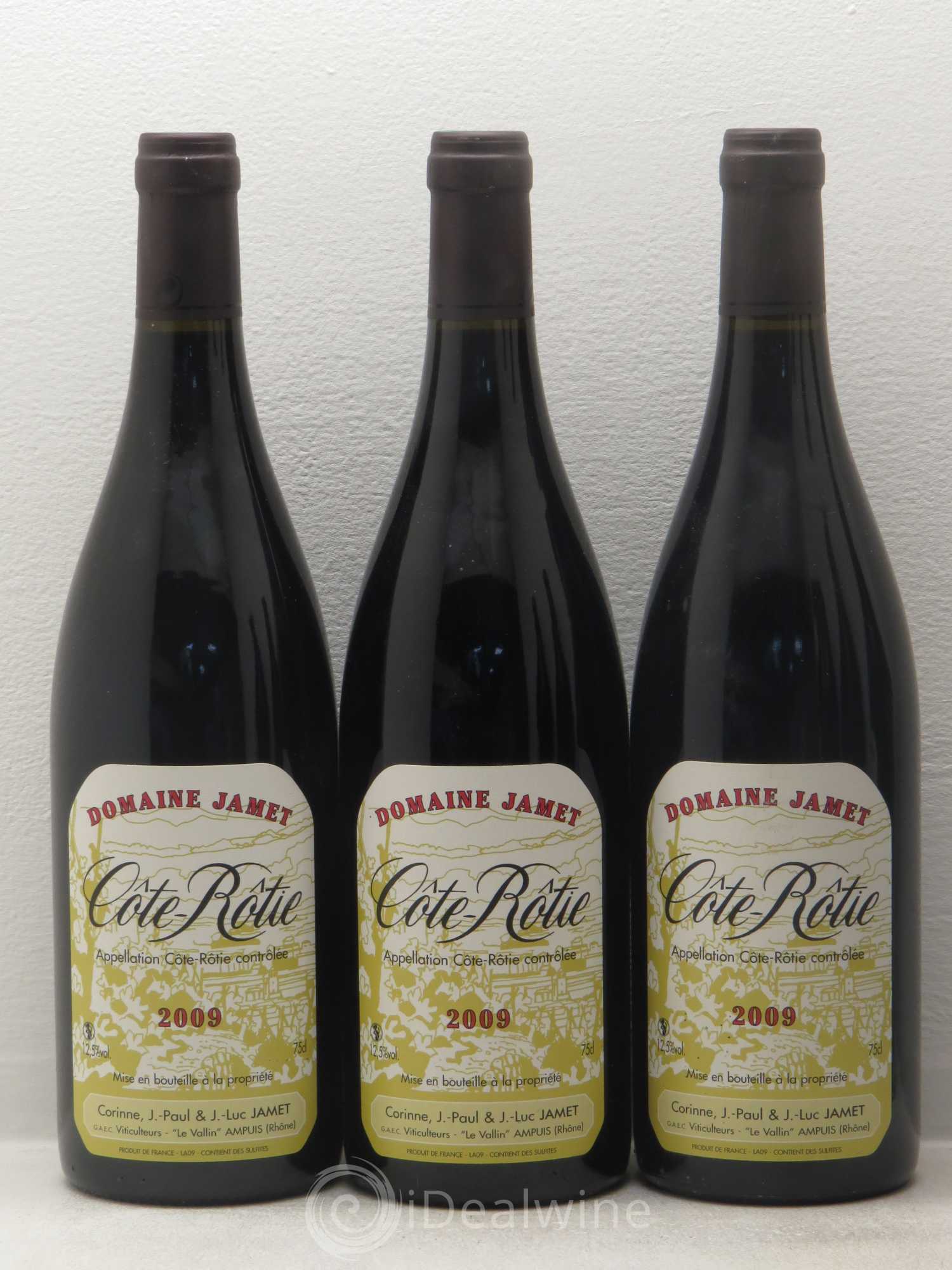 Côte-Rôtie Jamet (Domaine) 2009 - Lot de 6 bouteilles - 1