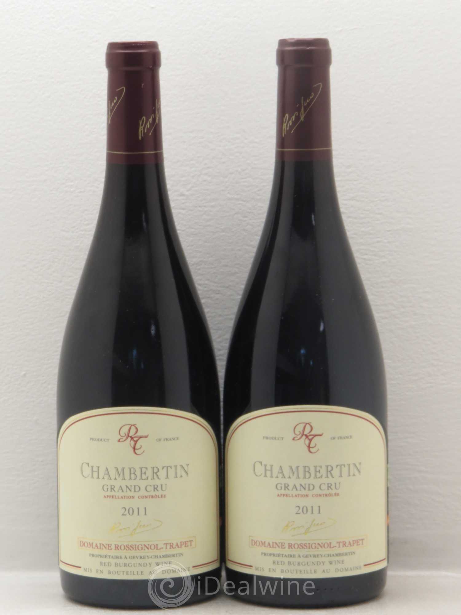 Chambertin Grand Cru Rossignol-Trapet (Domaine) 2011 - Lot de 2 bouteilles - 0