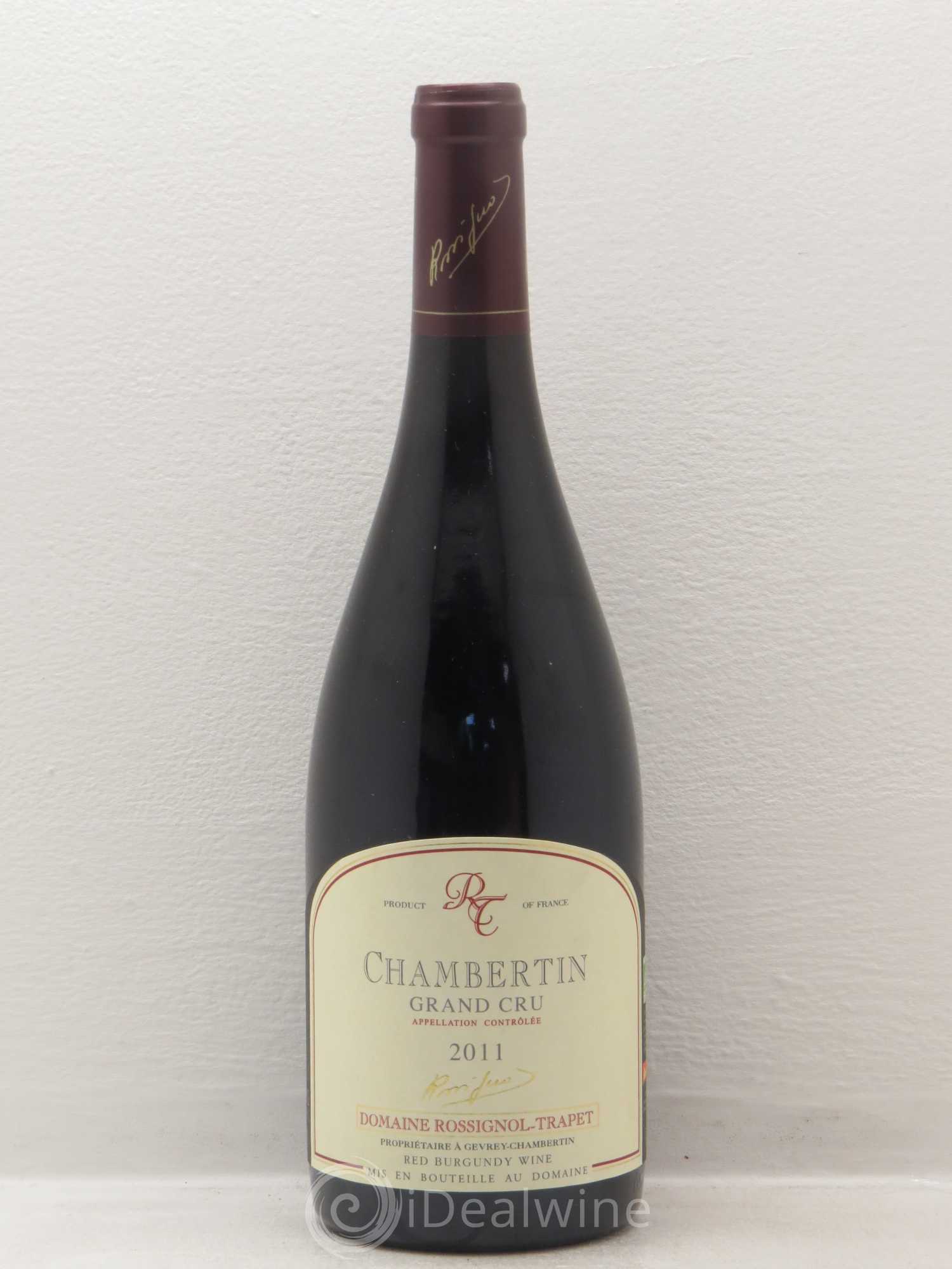 Chambertin Grand Cru Rossignol-Trapet (Domaine) 2011 - Lot de 1 bouteille - 0