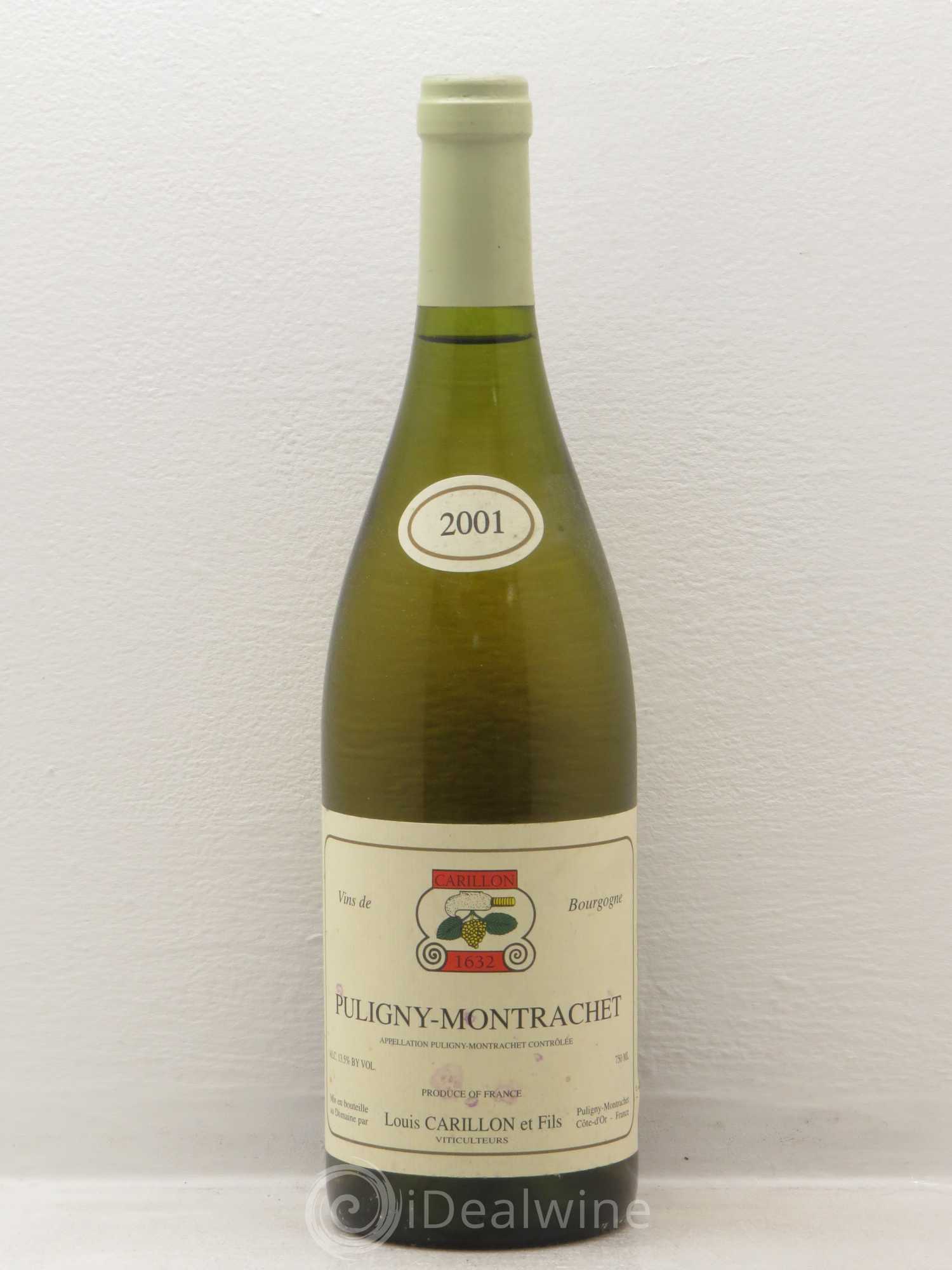 Puligny-Montrachet Louis Carillon & Fils (sans prix de réserve) 2001 - Lot de 1 bouteille - 0