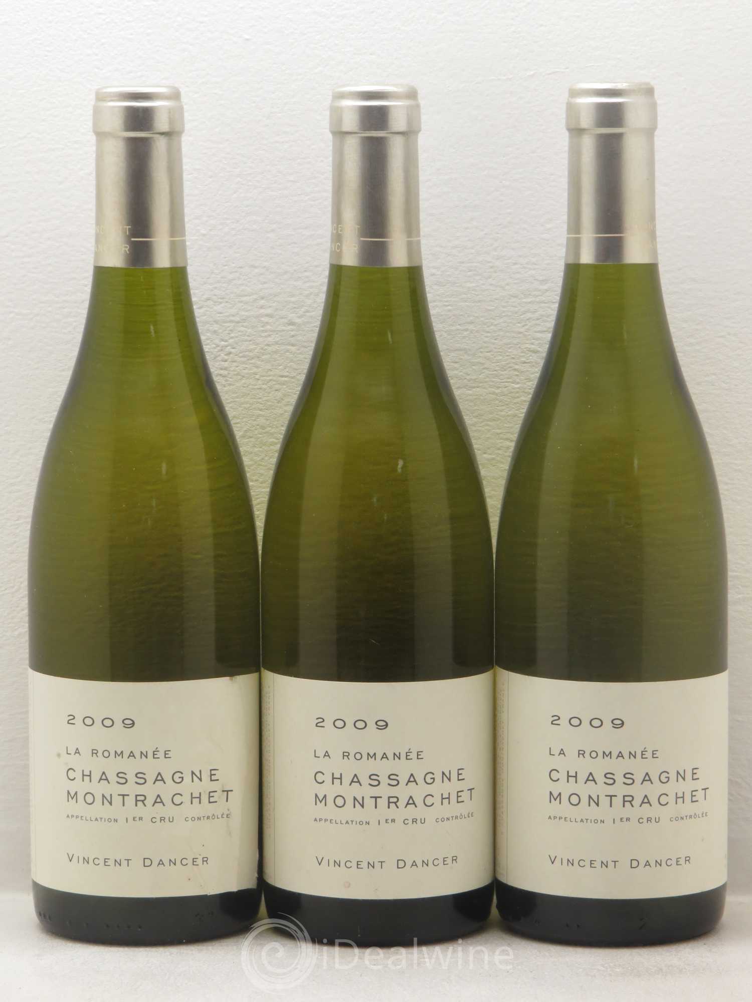 Chassagne-Montrachet 1er Cru La Romanée Vincent Dancer 2009 - Lotto di 3 bottiglie - 0