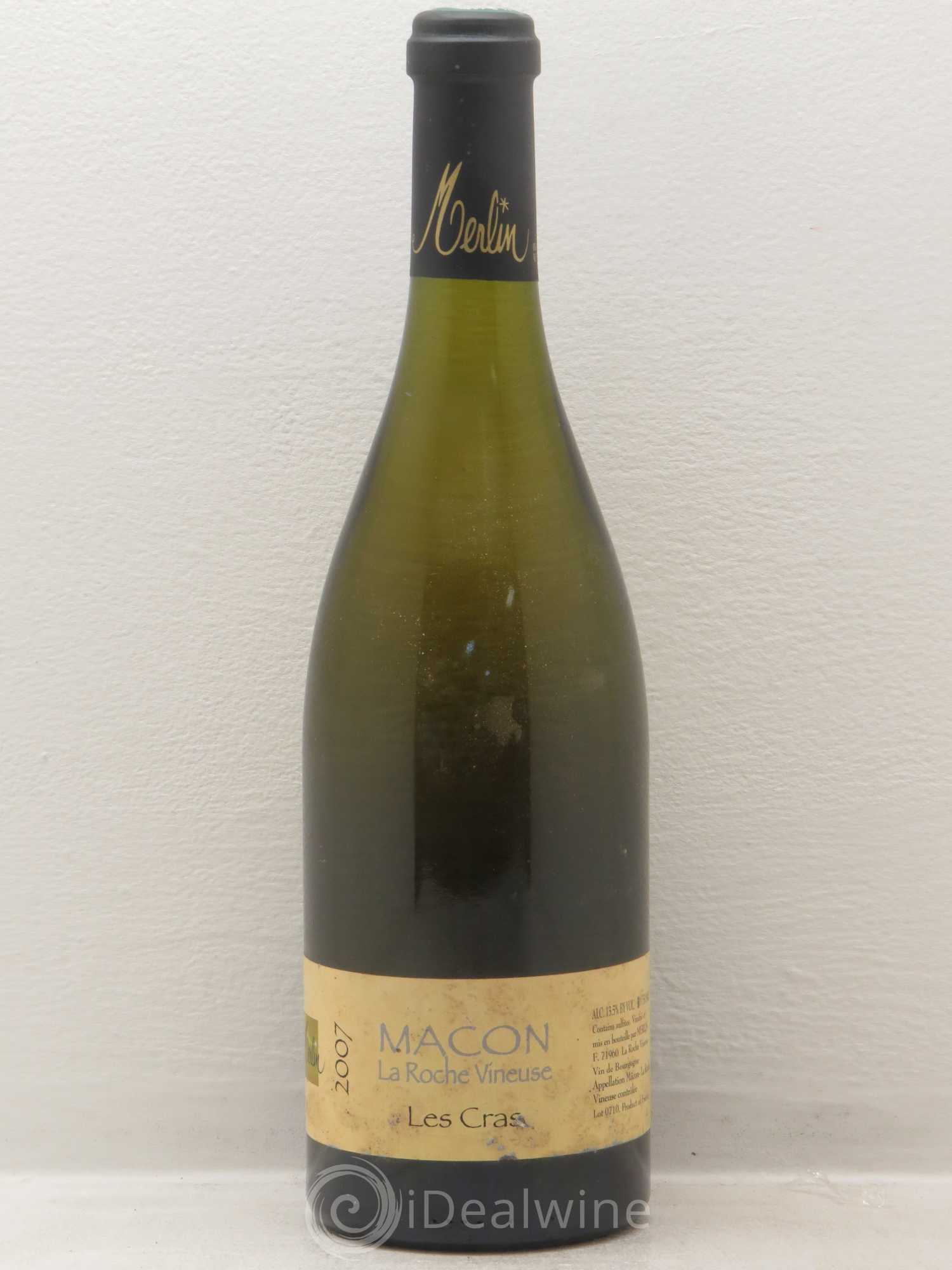 Mâcon La Roche Vineuse Les Cras Merlin 2007 - Posten von 1 Flasche - 0